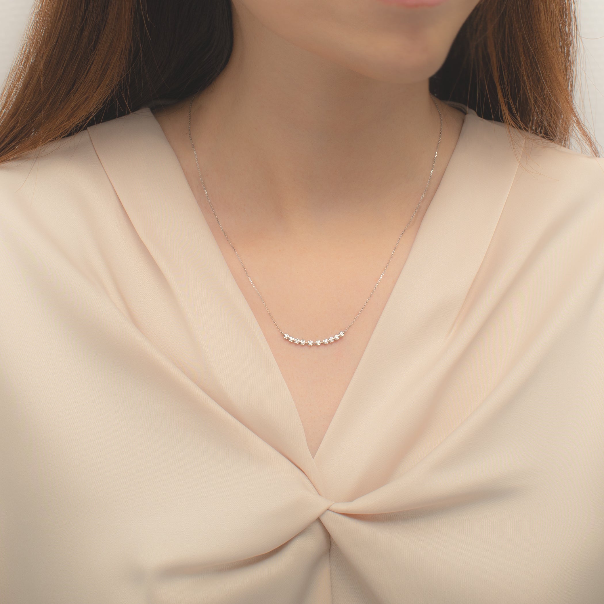 プラチナ ダイヤモンド ネックレス