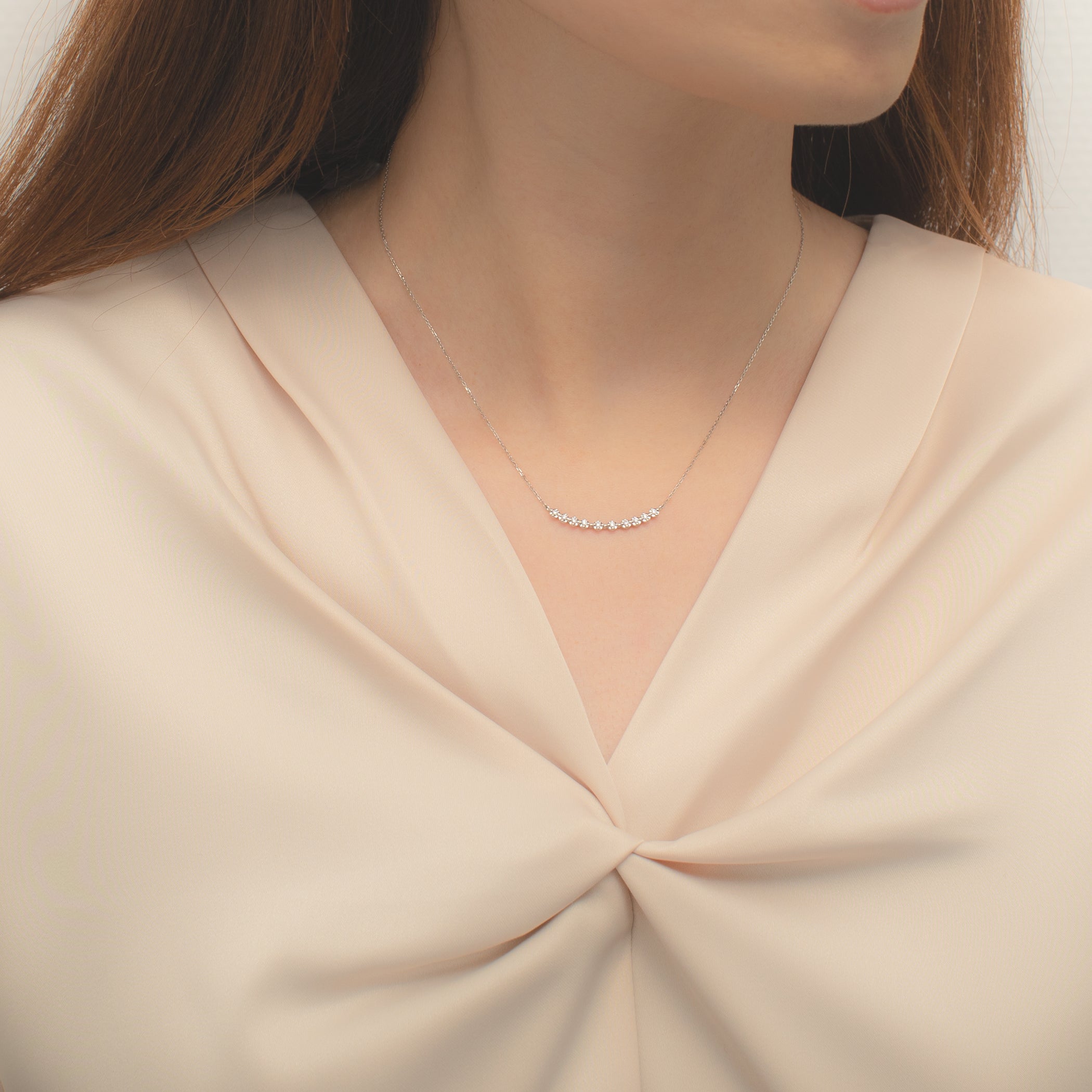 プラチナ ダイヤモンド ネックレス