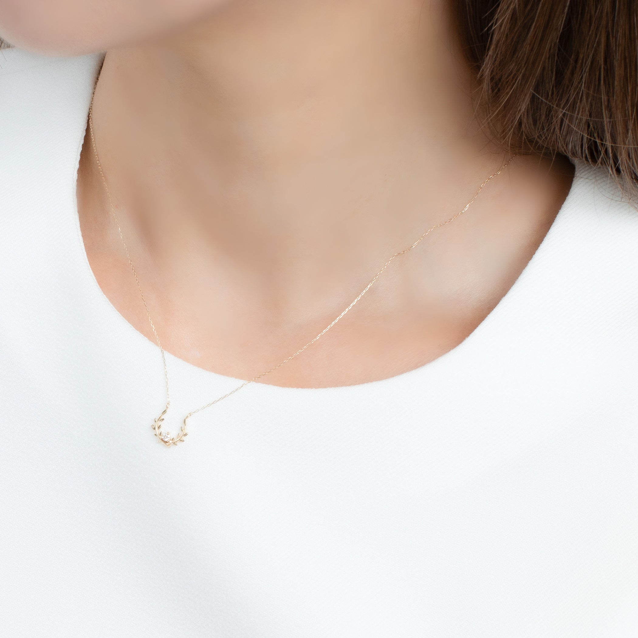 ミルフローラ K10 ダイヤモンドペンダントネックレス ゴールド K10 イエローゴールド ダイヤモンド ネックレス – Milluflora