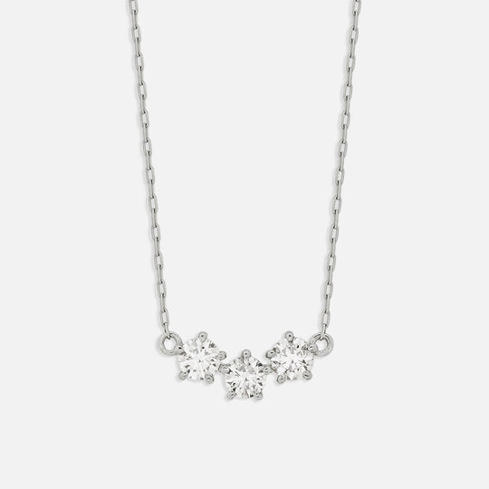 プラチナ ダイヤモンド ネックレス<H&C証明カード/スコープ付>