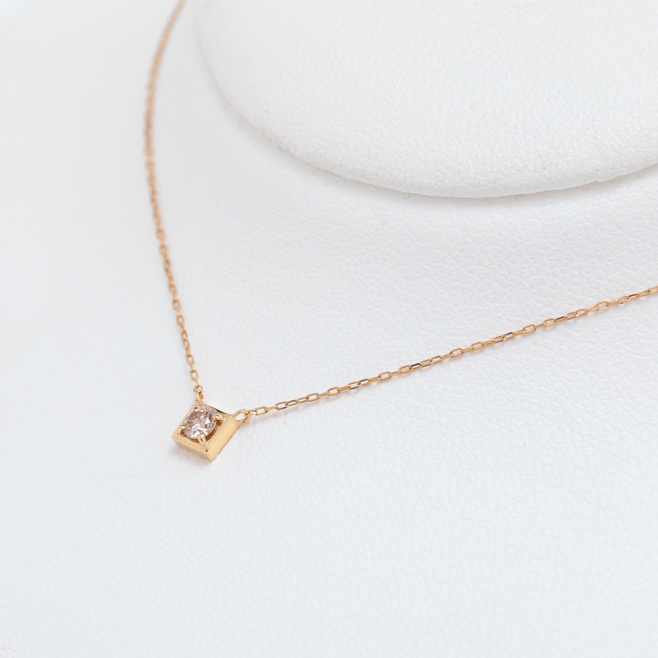 K10 イエローゴールド ダイヤモンド ネックレス – Milluflora | ミル