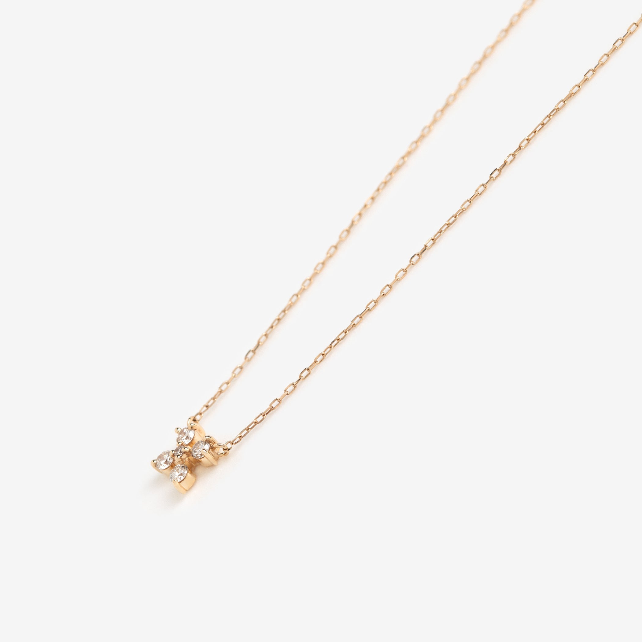 K10 イエローゴールド ダイヤモンド ネックレス – Milluflora | ミル