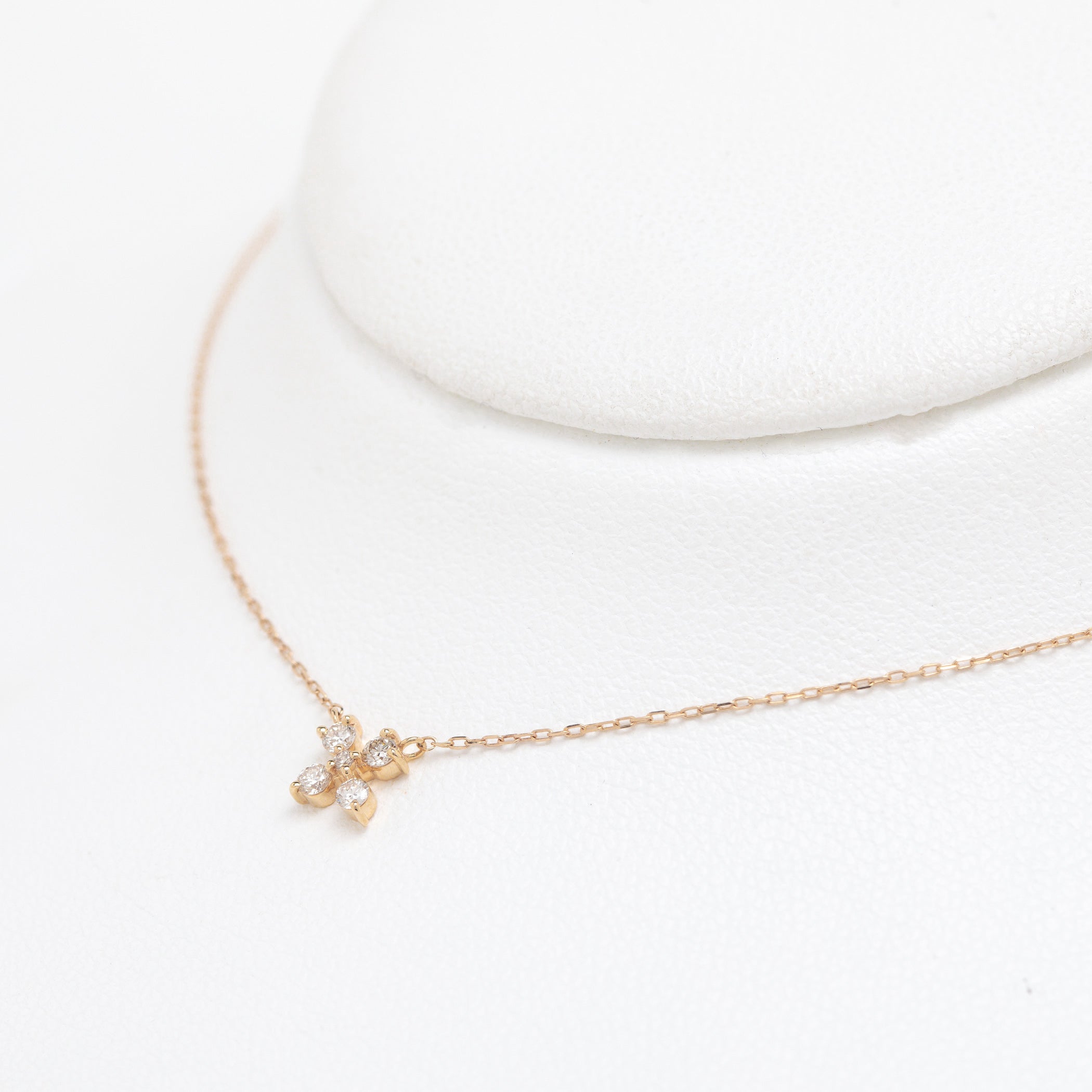 K10 イエローゴールド ダイヤモンド ネックレス – Milluflora | ミル
