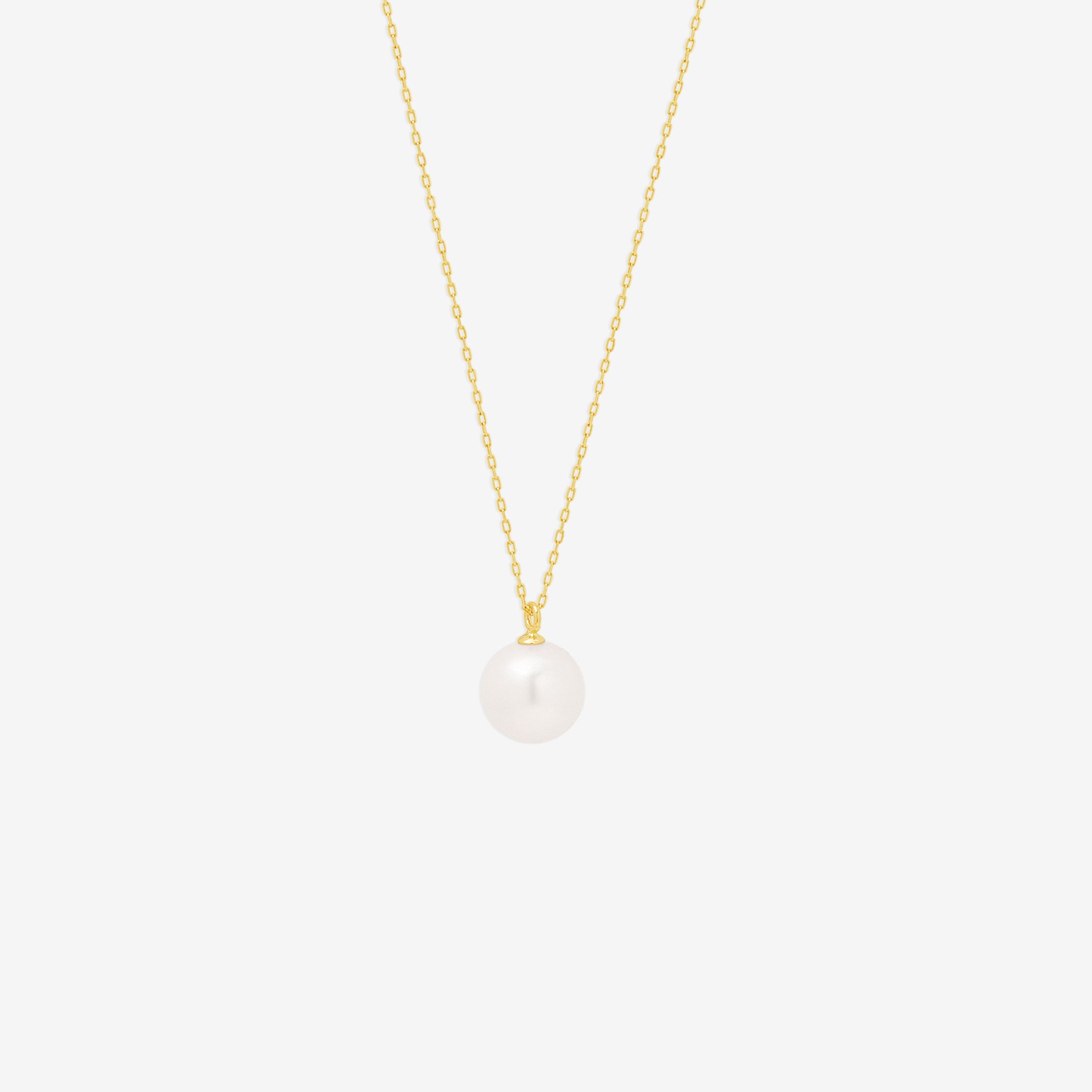 【WEB限定】6月誕生石 K10 イエローゴールド あこや真珠 ネックレス