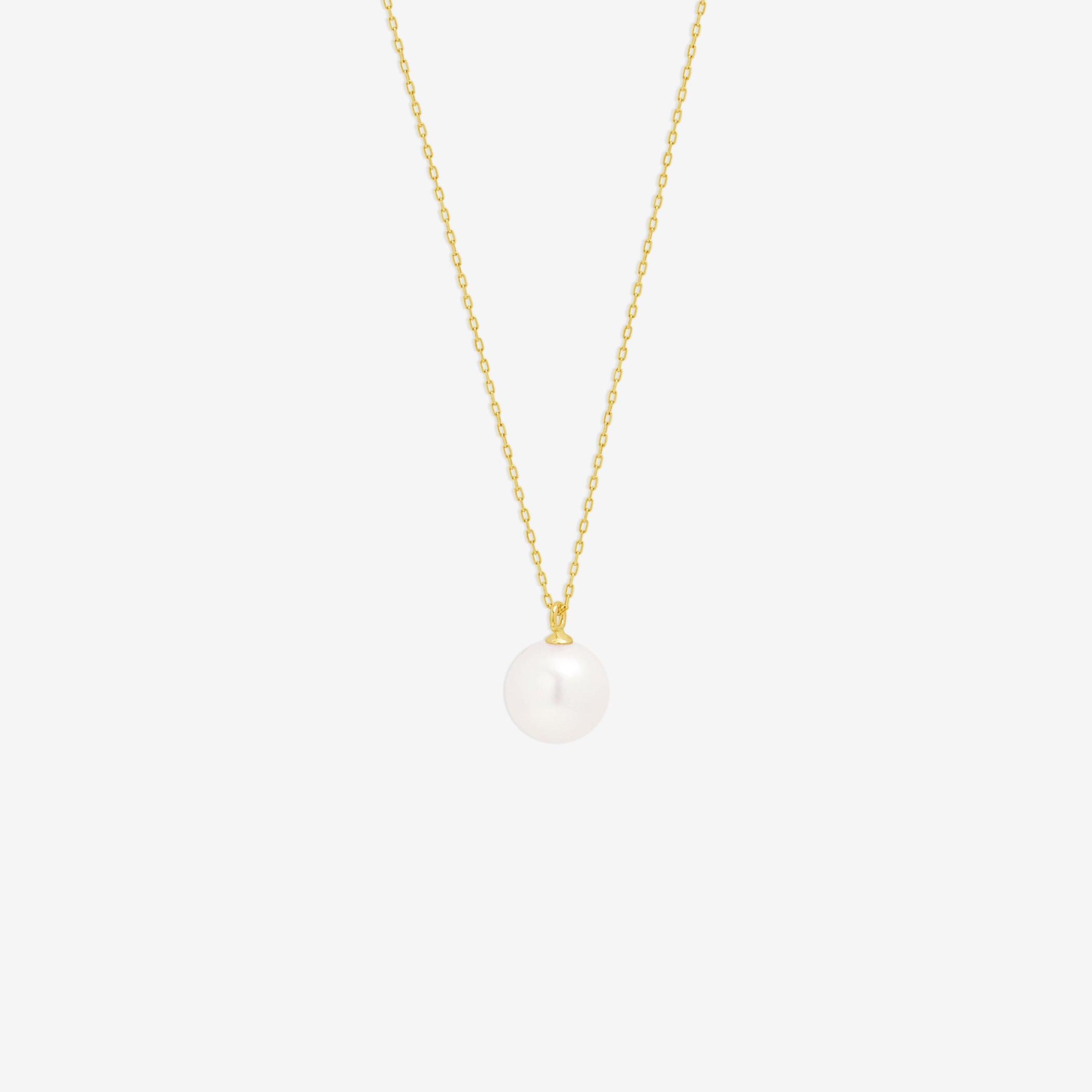 【WEB限定】6月誕生石 K10 イエローゴールド あこや真珠 ネックレス