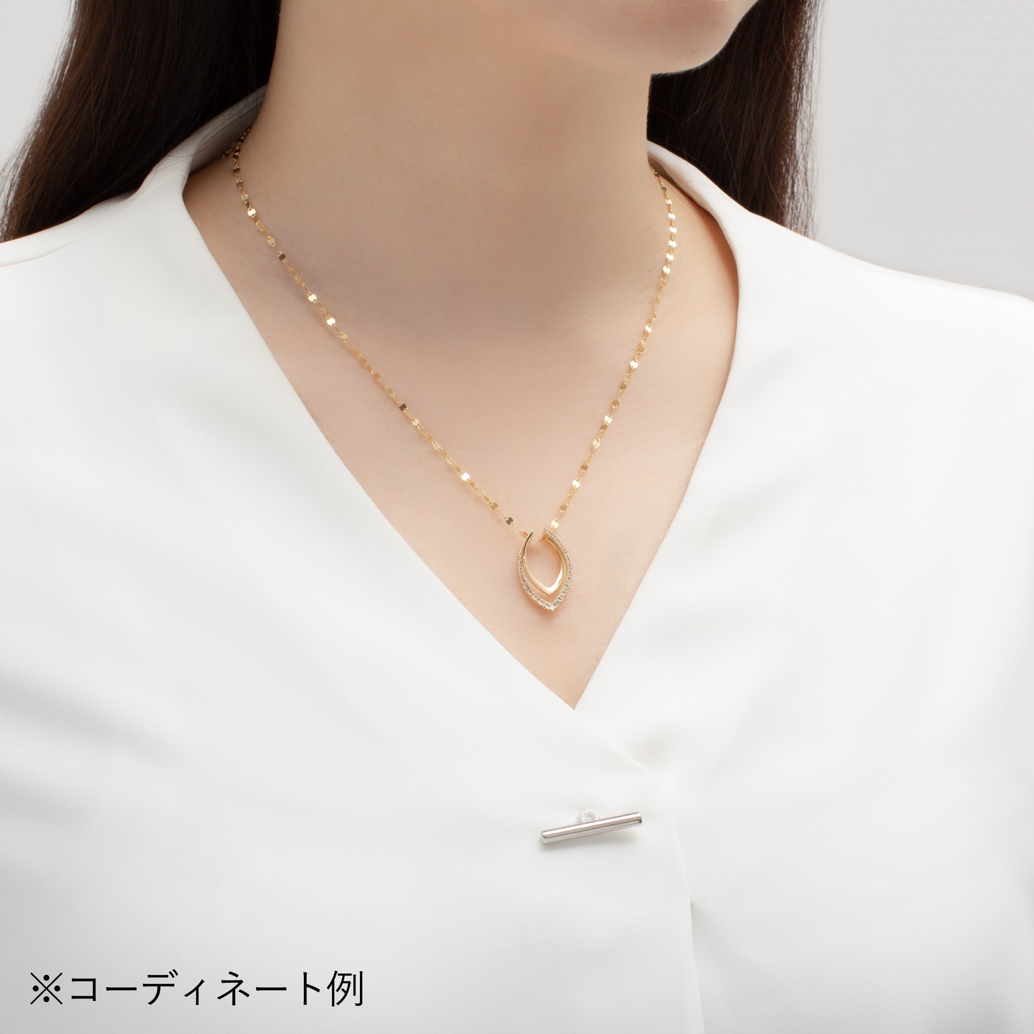 asta Iris】K18 イエローゴールド ダイヤモンド ネックレスチャーム