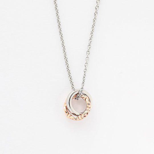 【WEB限定】ファインスティール ペアネックレス（レディース）（サージカルステンレス 316L）