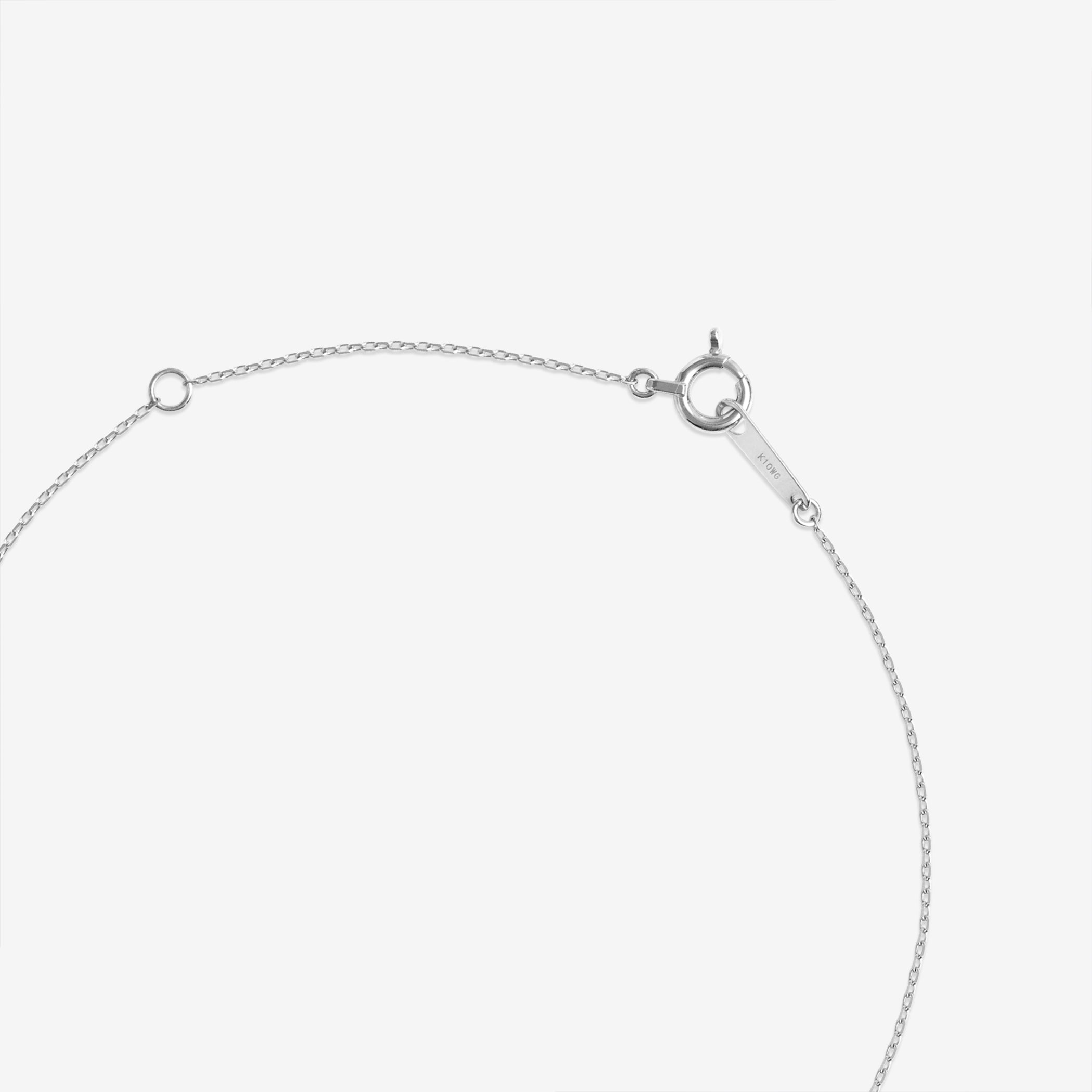 【WEB限定】K10 ホワイトゴールド ダイヤモンド ネックレス