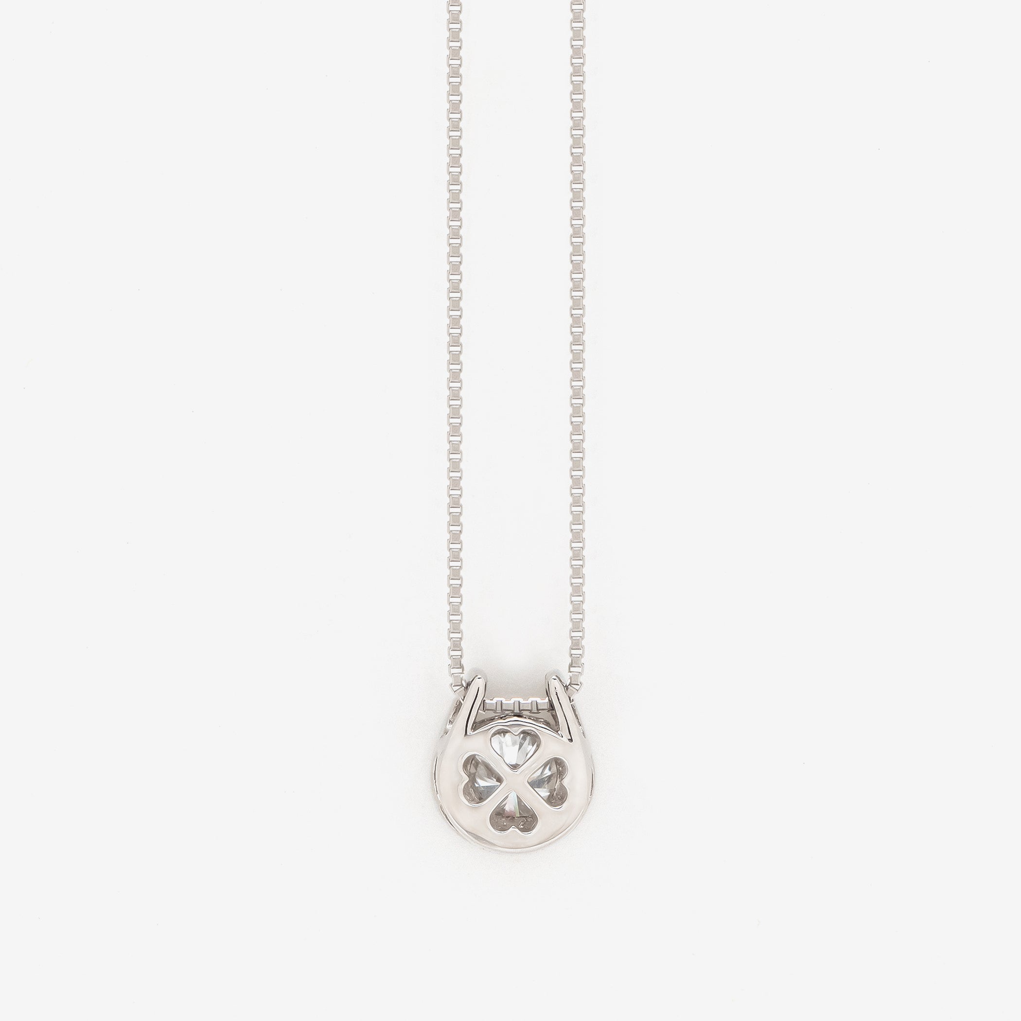 ネックレス ダイヤモンド 11石 0.5ct ホースシュー 馬蹄 pt900