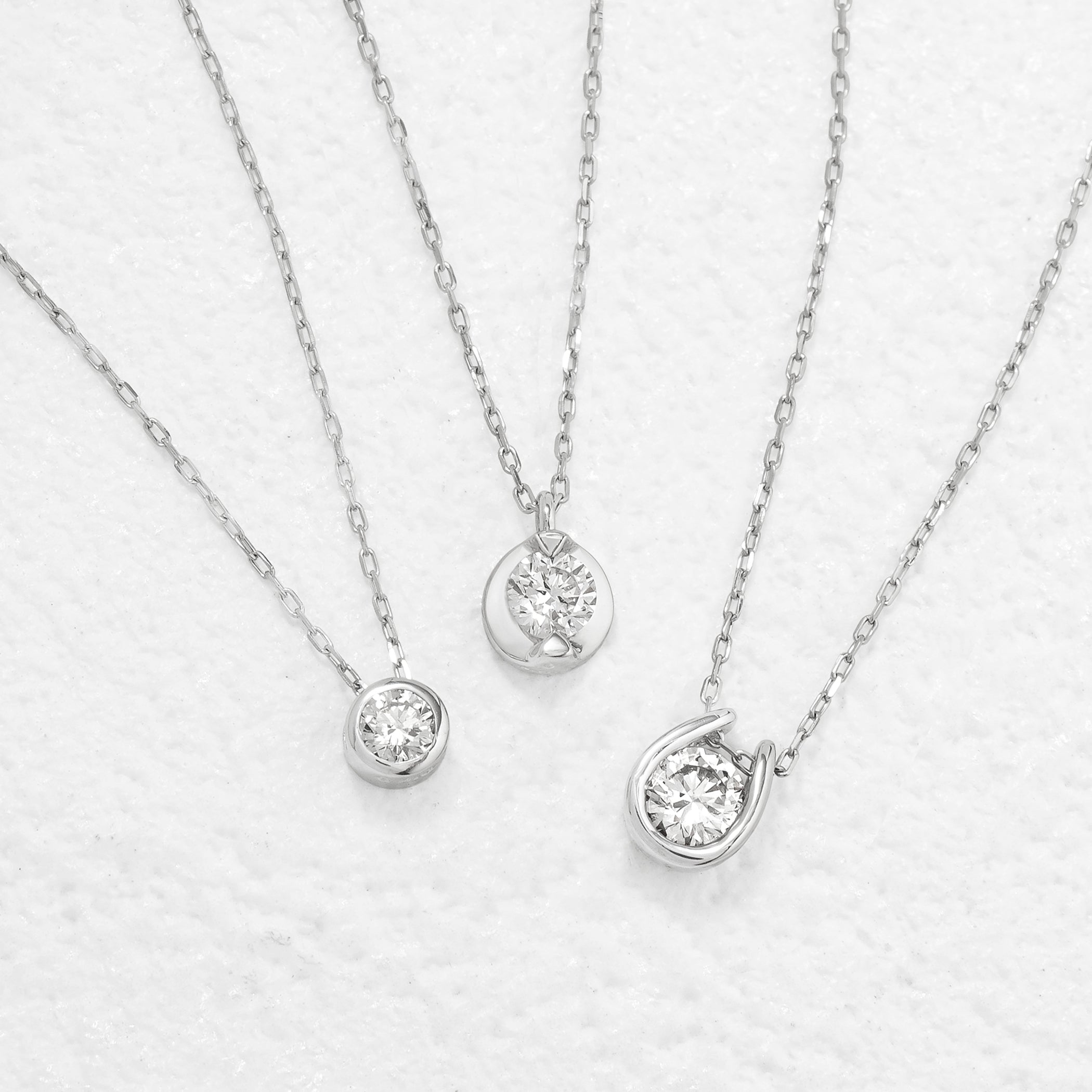 【予約商品】プラチナ ダイヤモンド 馬蹄 ネックレス