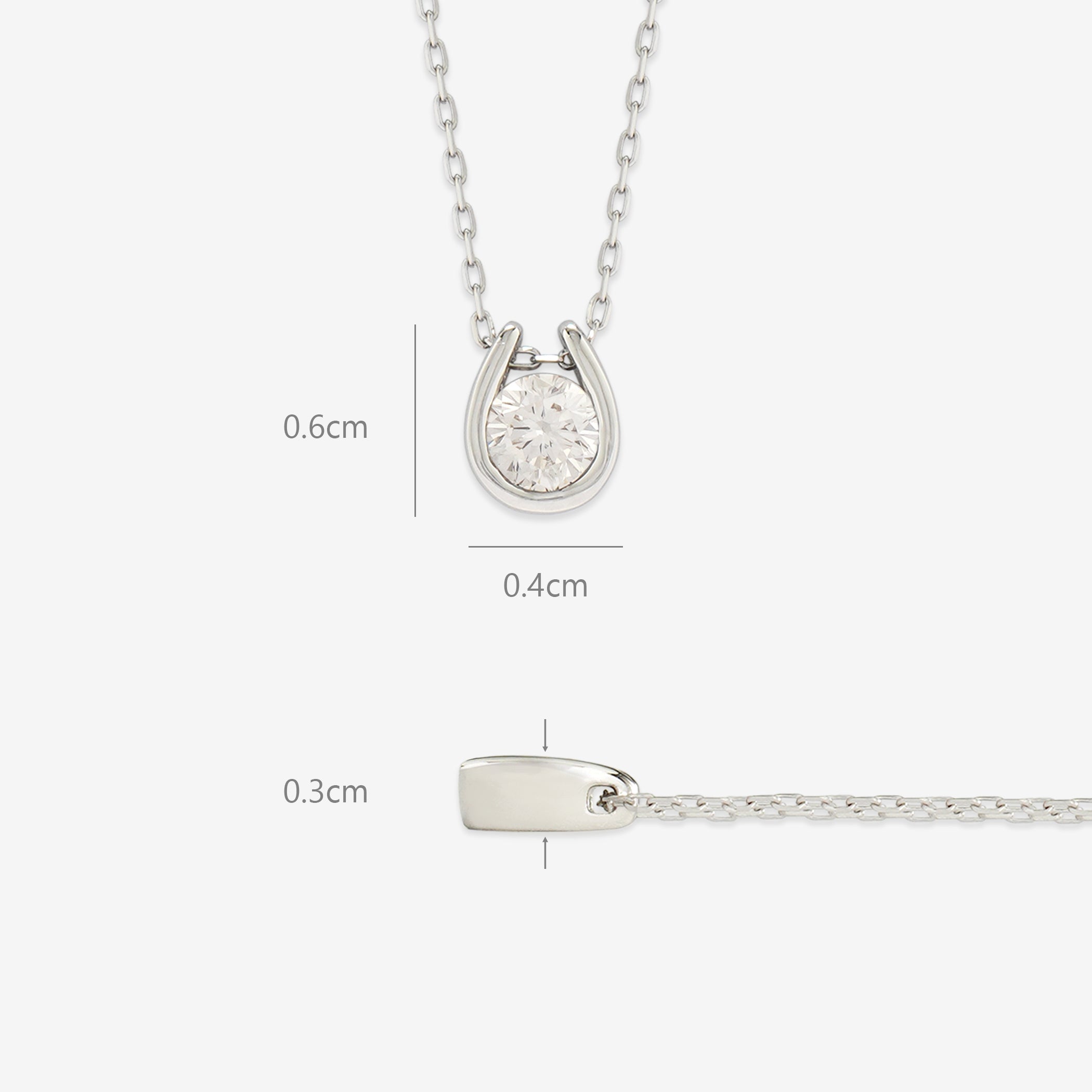 予約商品】プラチナ ダイヤモンド 馬蹄 ネックレス – Milluflora