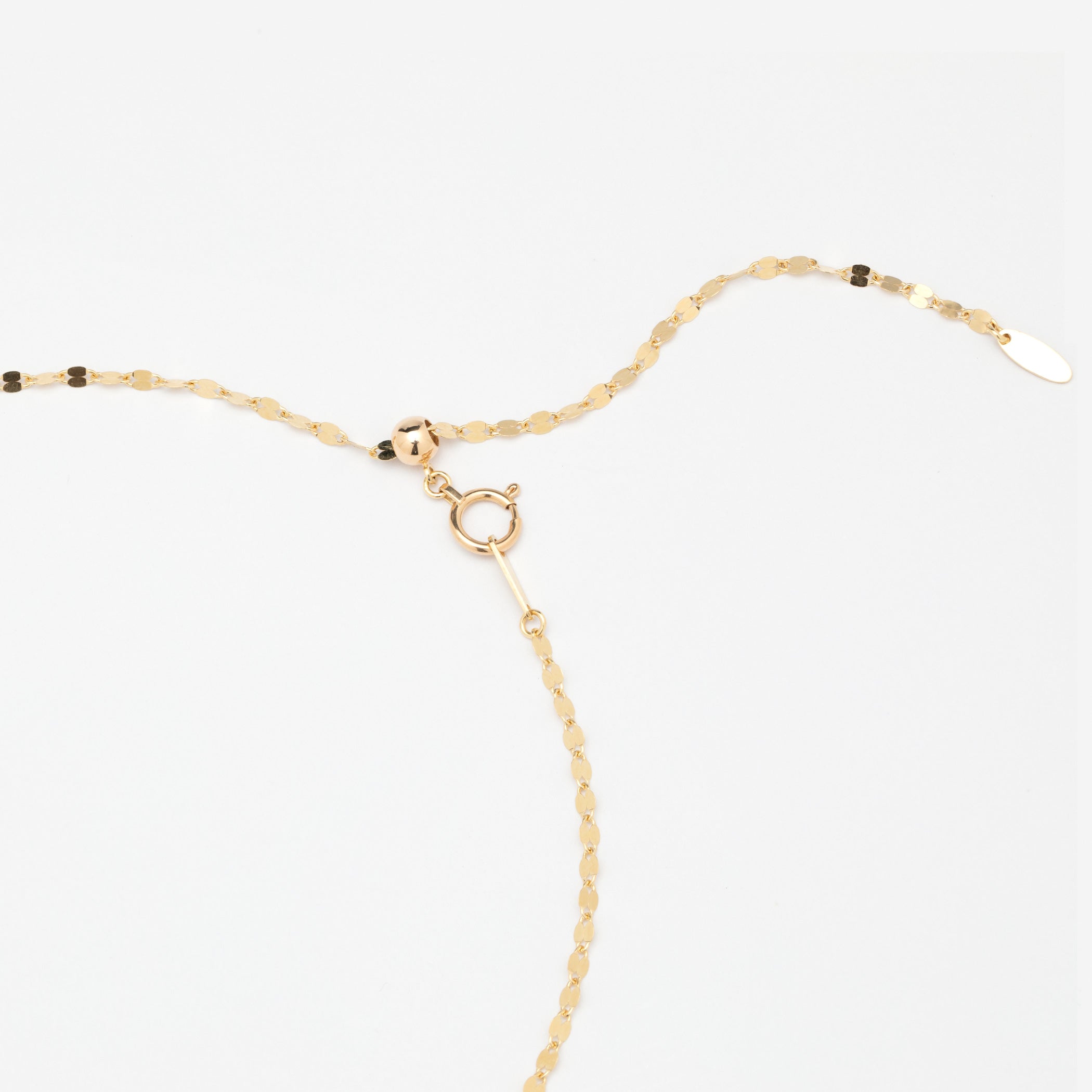 K18 イエローゴールド ダイヤモンド ネックレス（0.2ct）