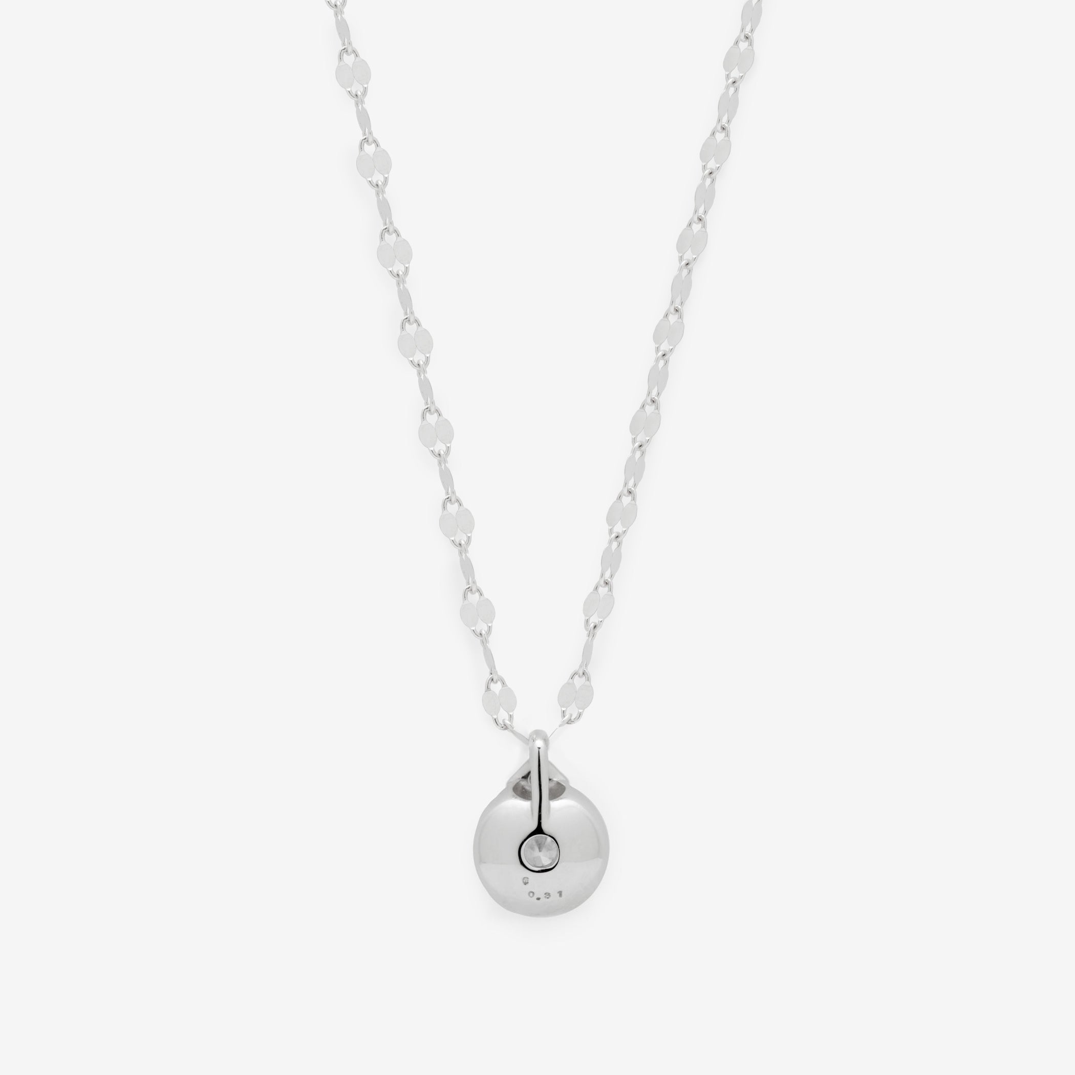 【受注生産】プラチナ ダイヤモンド ネックレス（0.3ct）