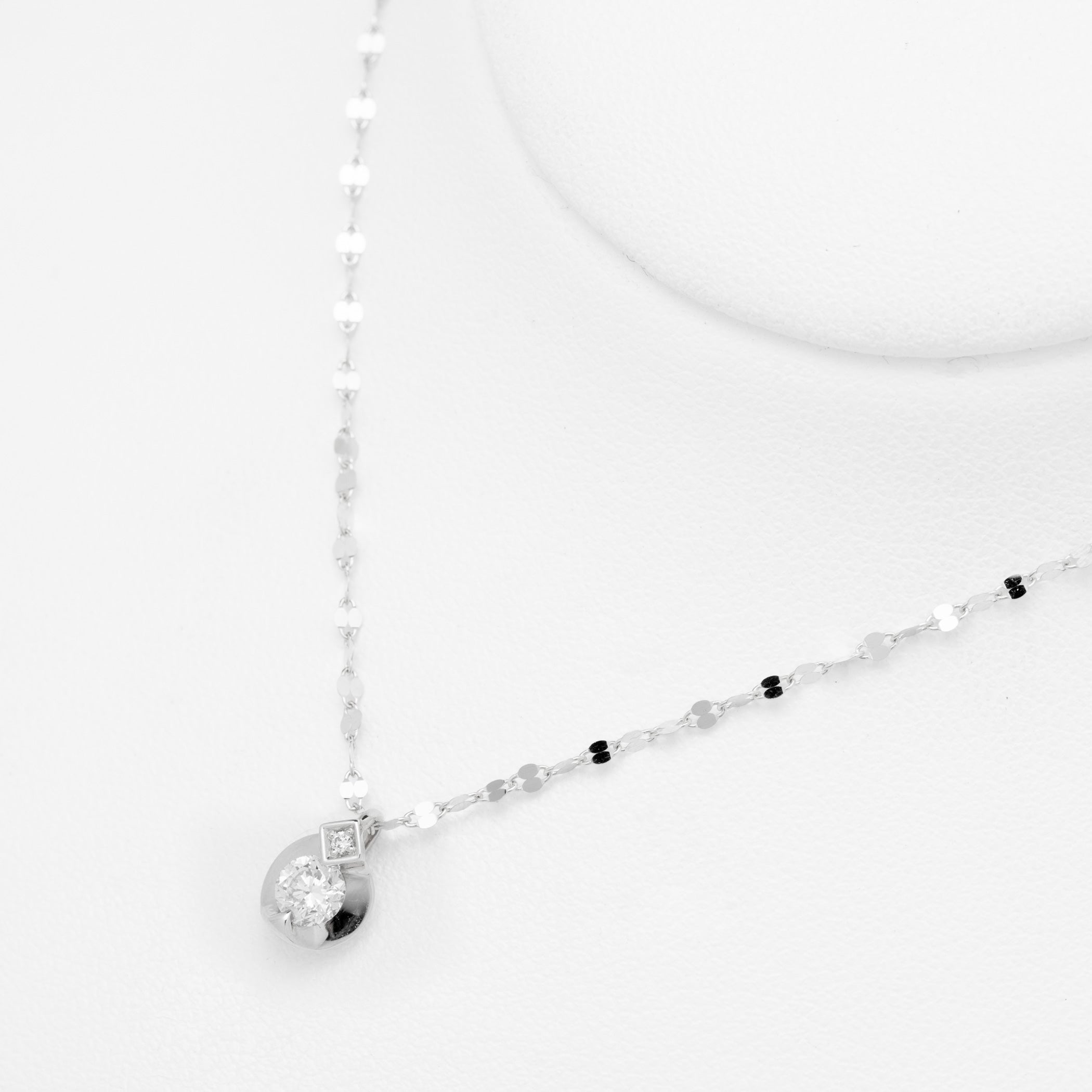 【受注生産】プラチナ ダイヤモンド ネックレス（0.3ct）