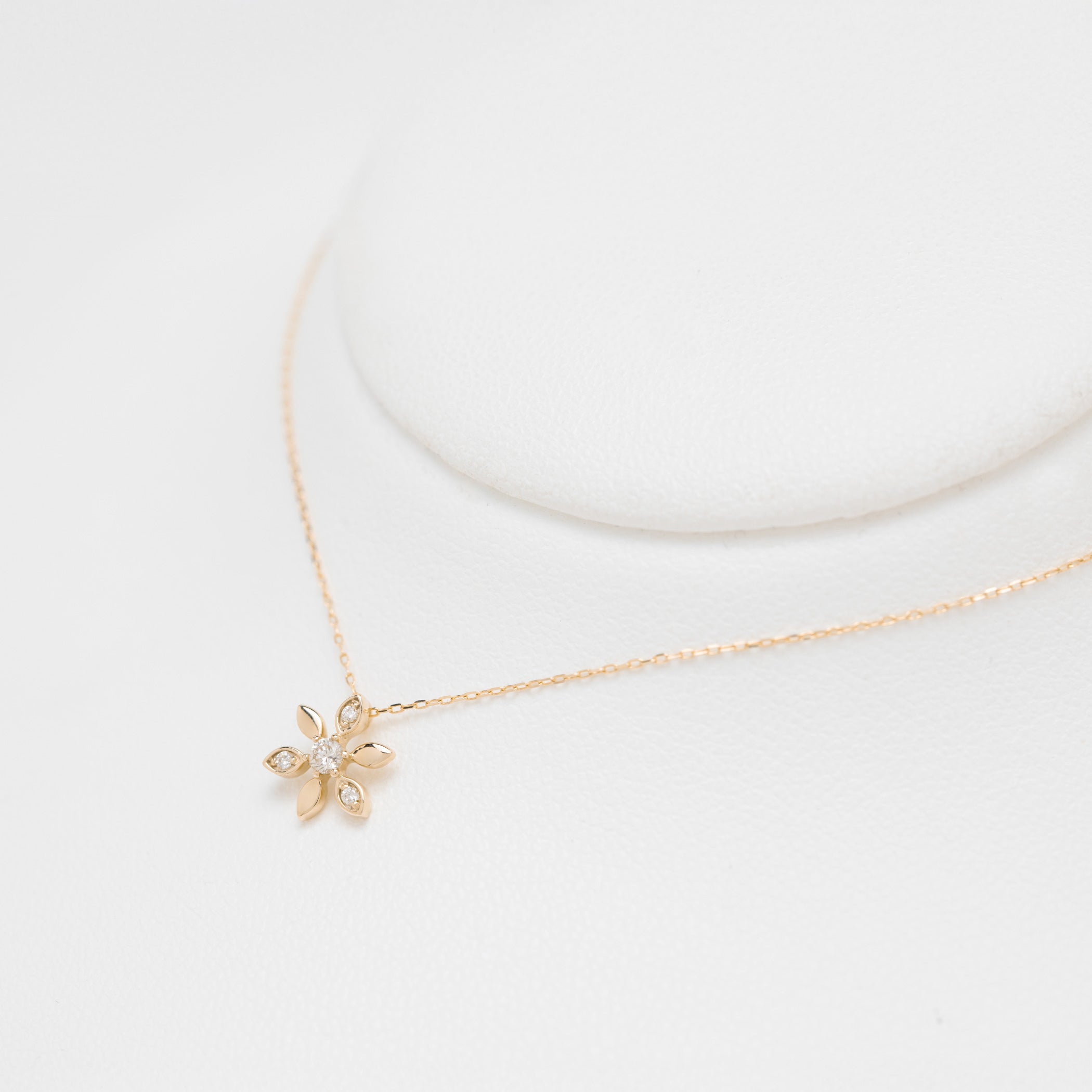K10 イエローゴールド ダイヤモンド ネックレス – Milluflora | ミル