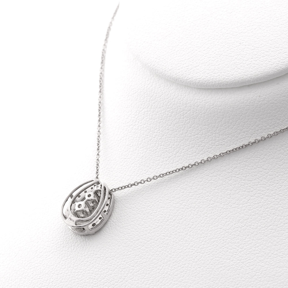プラチナ ダイヤモンド 馬蹄 3Way ネックレス（0.3ct）