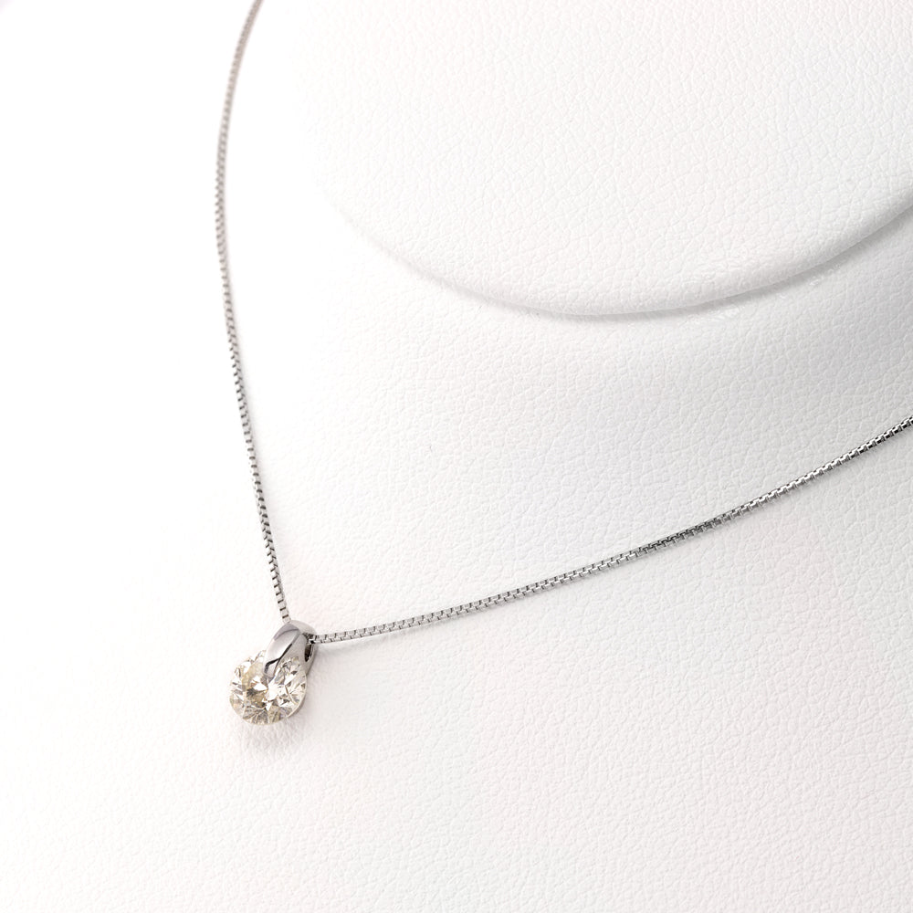 プラチナ ダイヤモンド ネックレス（0.5ct）