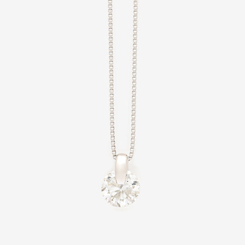 プラチナ ダイヤモンド ネックレス（0.5ct）