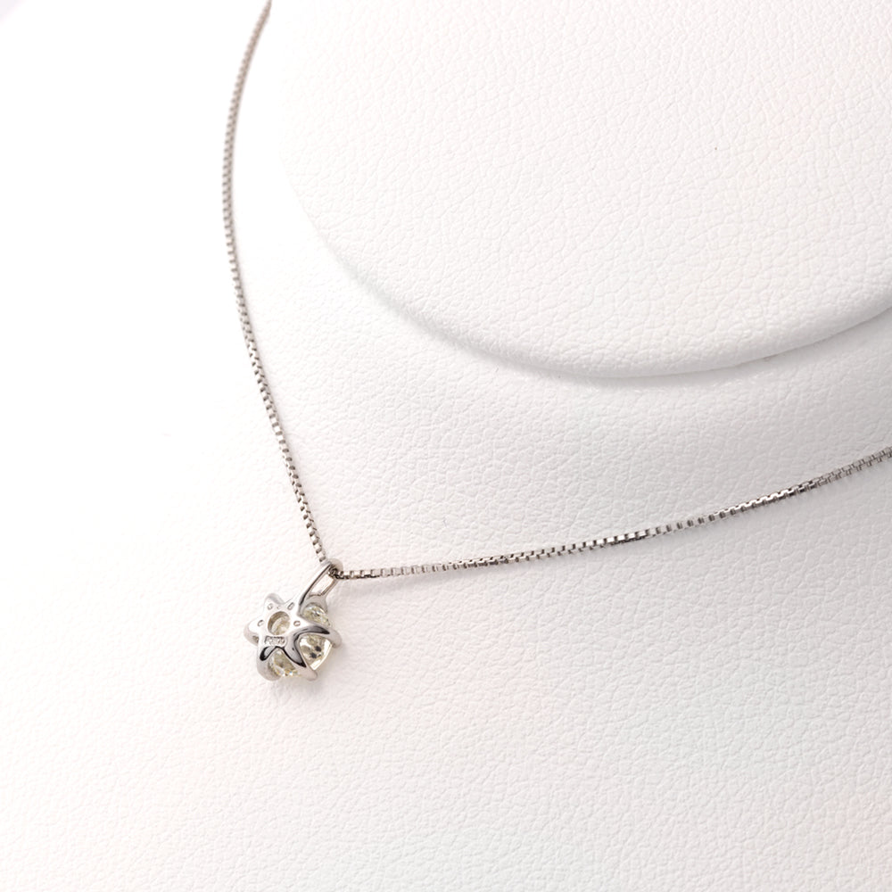 プラチナ ダイヤモンド ネックレス（0.5ct）