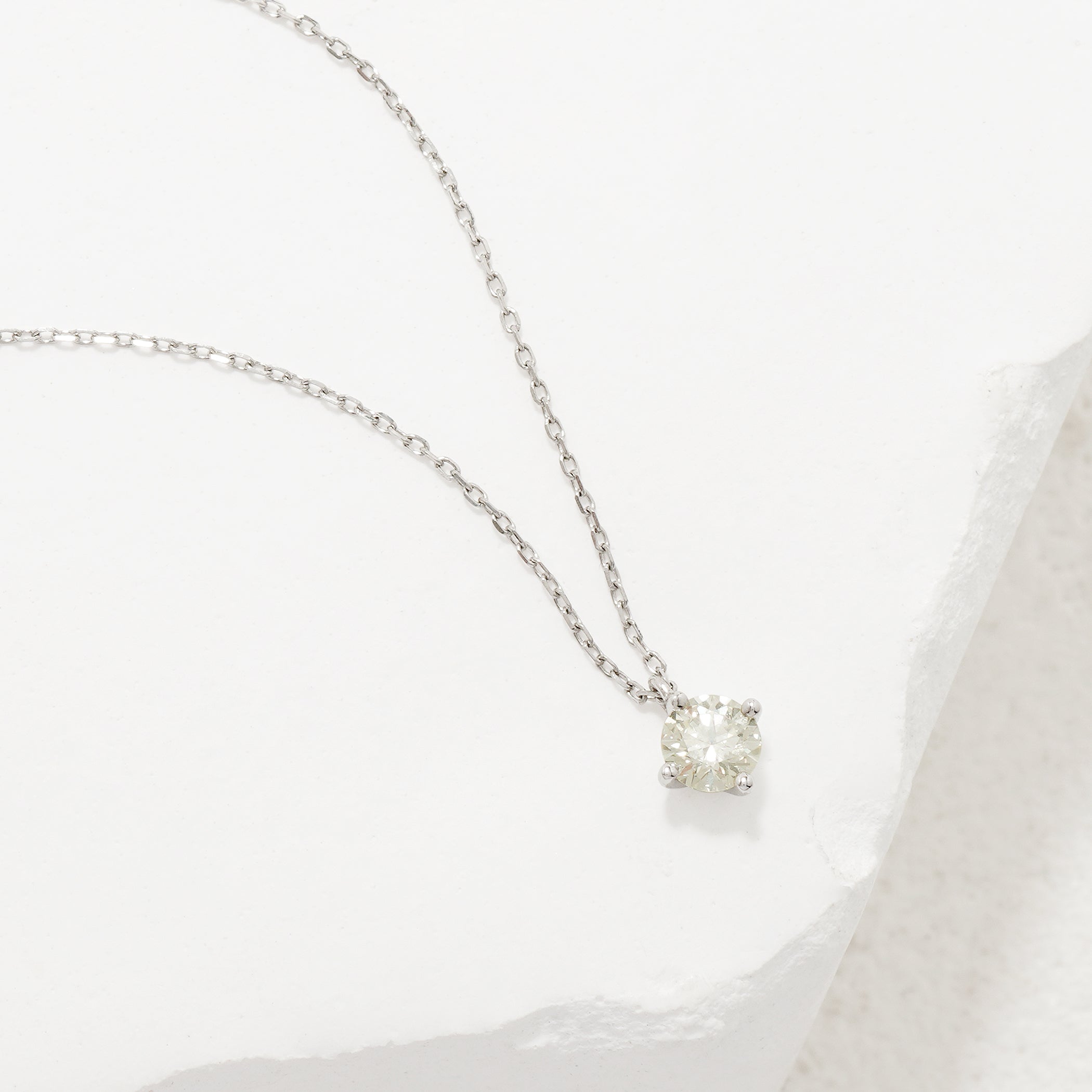 プラチナ ダイヤモンド ネックレス（0.25ct） – Milluflora | ミル