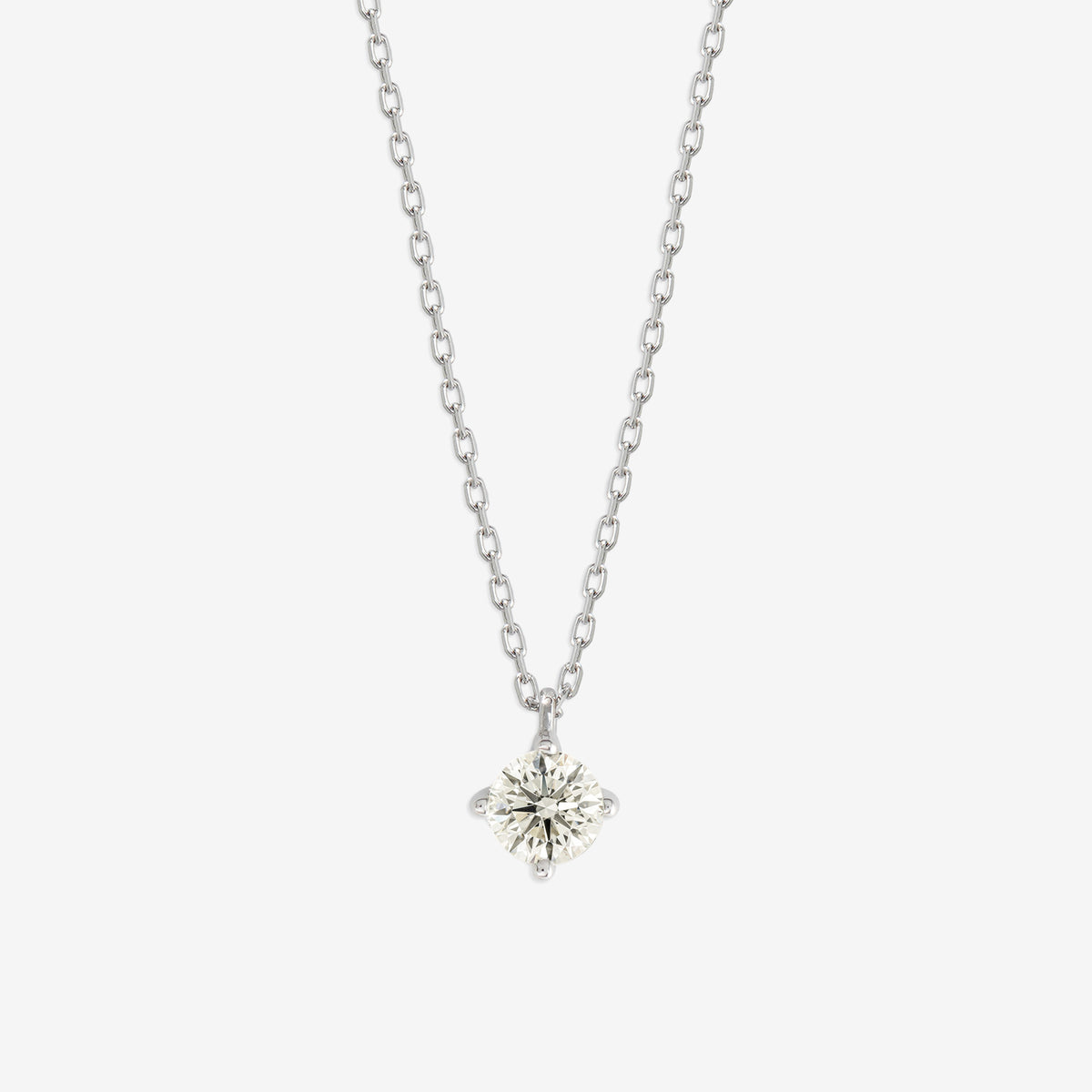 プラチナ ダイヤモンド ネックレス（0.25ct）