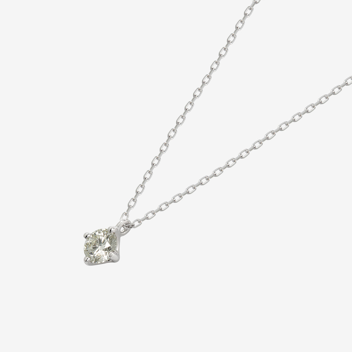 プラチナ ダイヤモンド ネックレス（0.25ct）