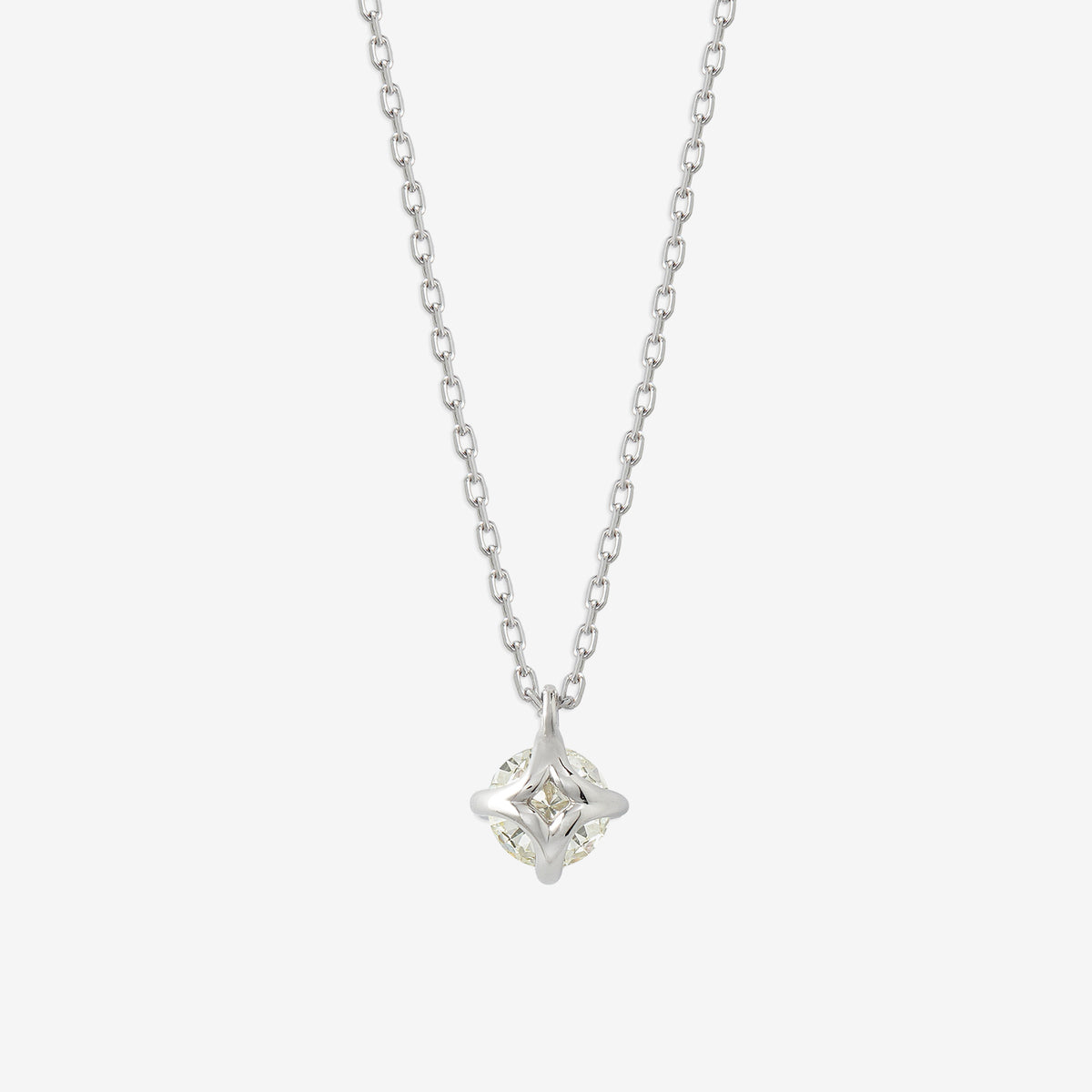プラチナ ダイヤモンド ネックレス（0.25ct）