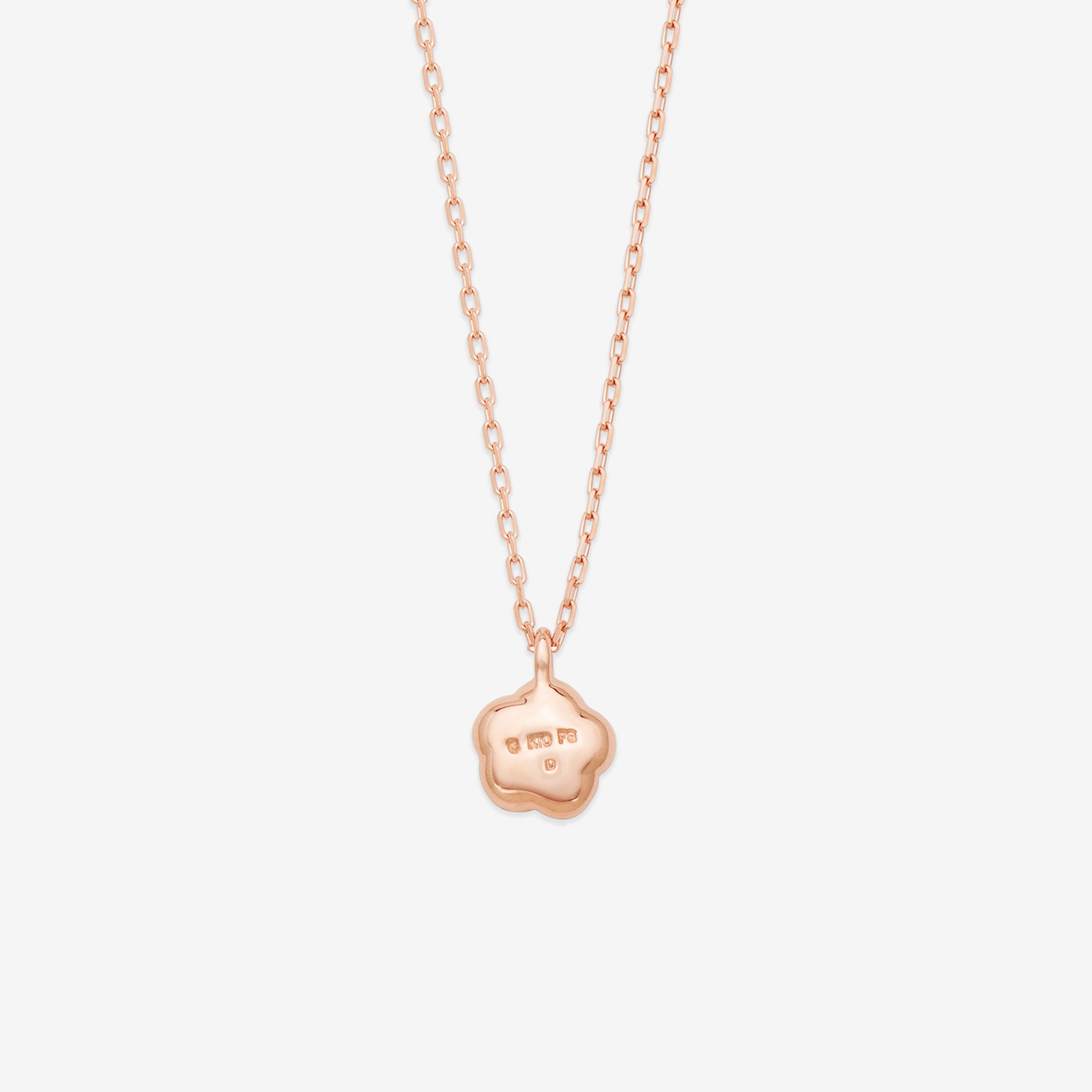 【WEB限定】K10 ピンクゴールド ダイヤモンド フラワー ネックレス