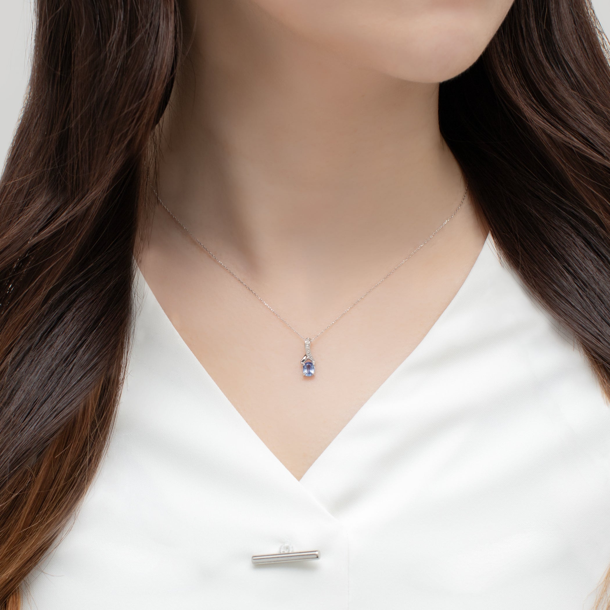 WEB限定】12月誕生石 プラチナ タンザナイト ネックレス – Milluflora