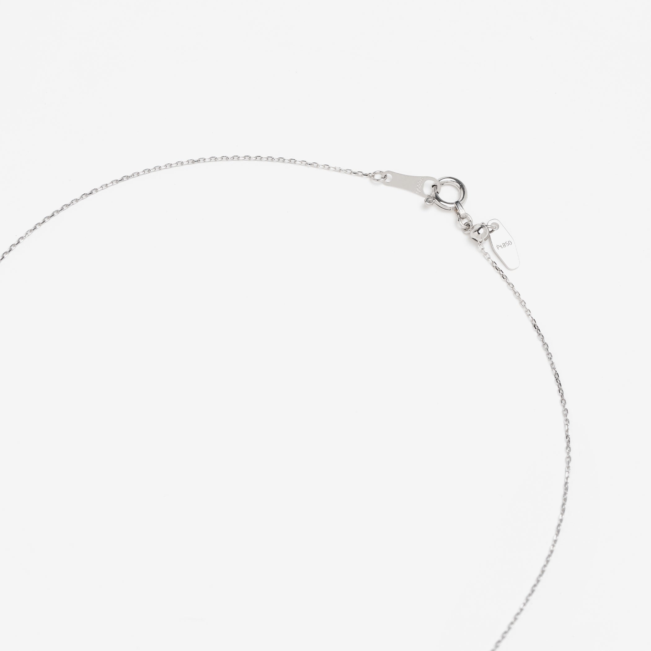 3月誕生石 プラチナ アクアマリン しずく ネックレス