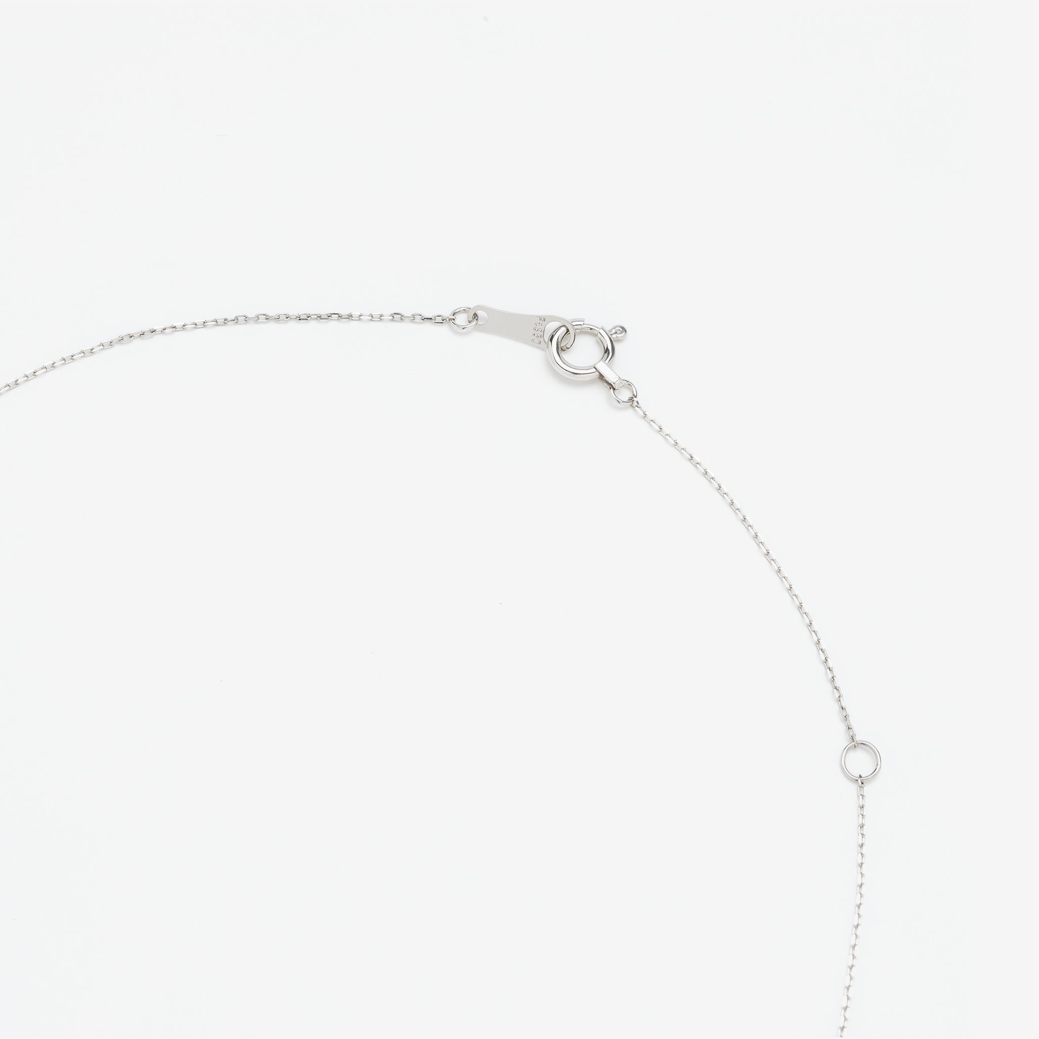 3月誕生石 プラチナ アクアマリン ネックレス