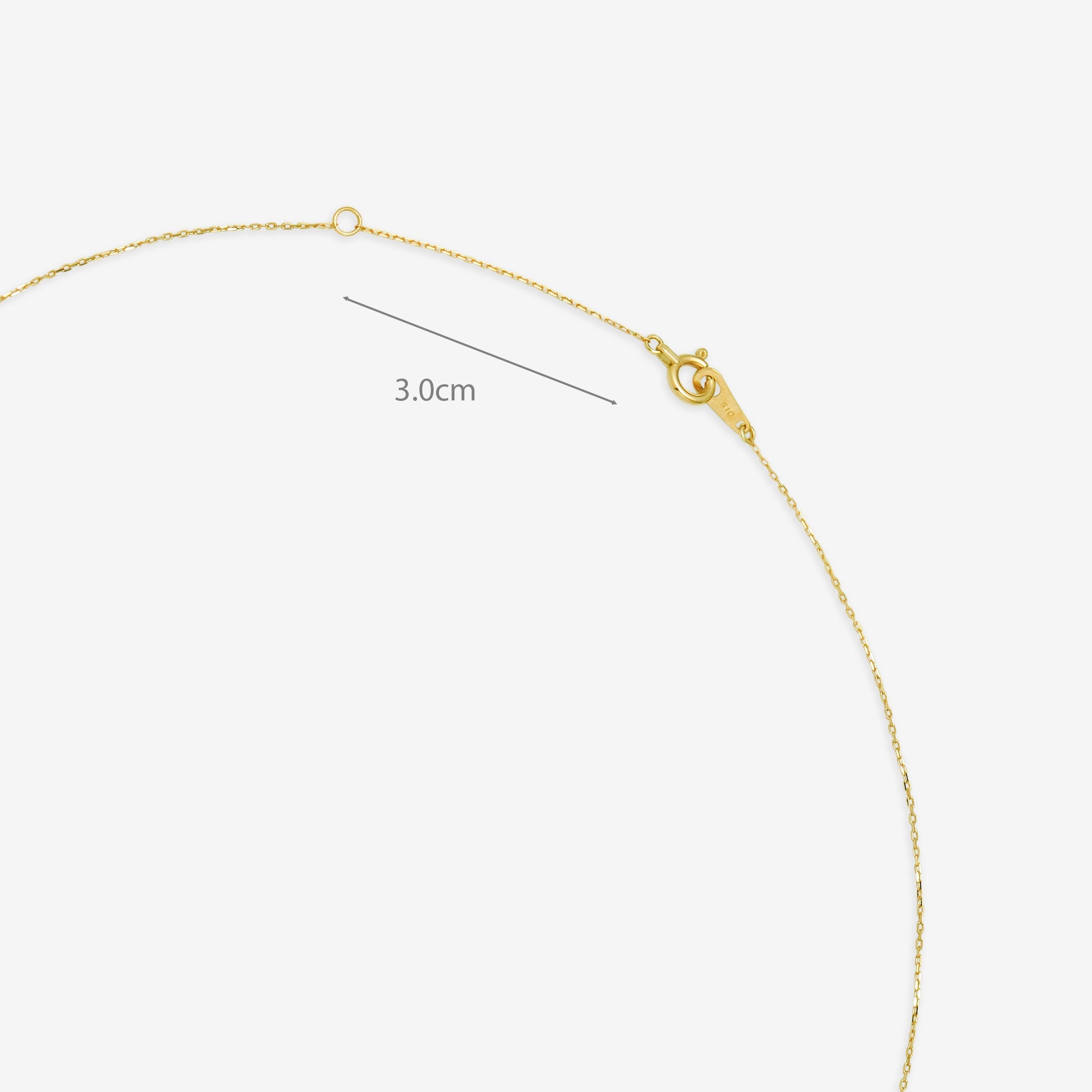 1月誕生石 K10 イエローゴールド ガーネット しずく ネックレス