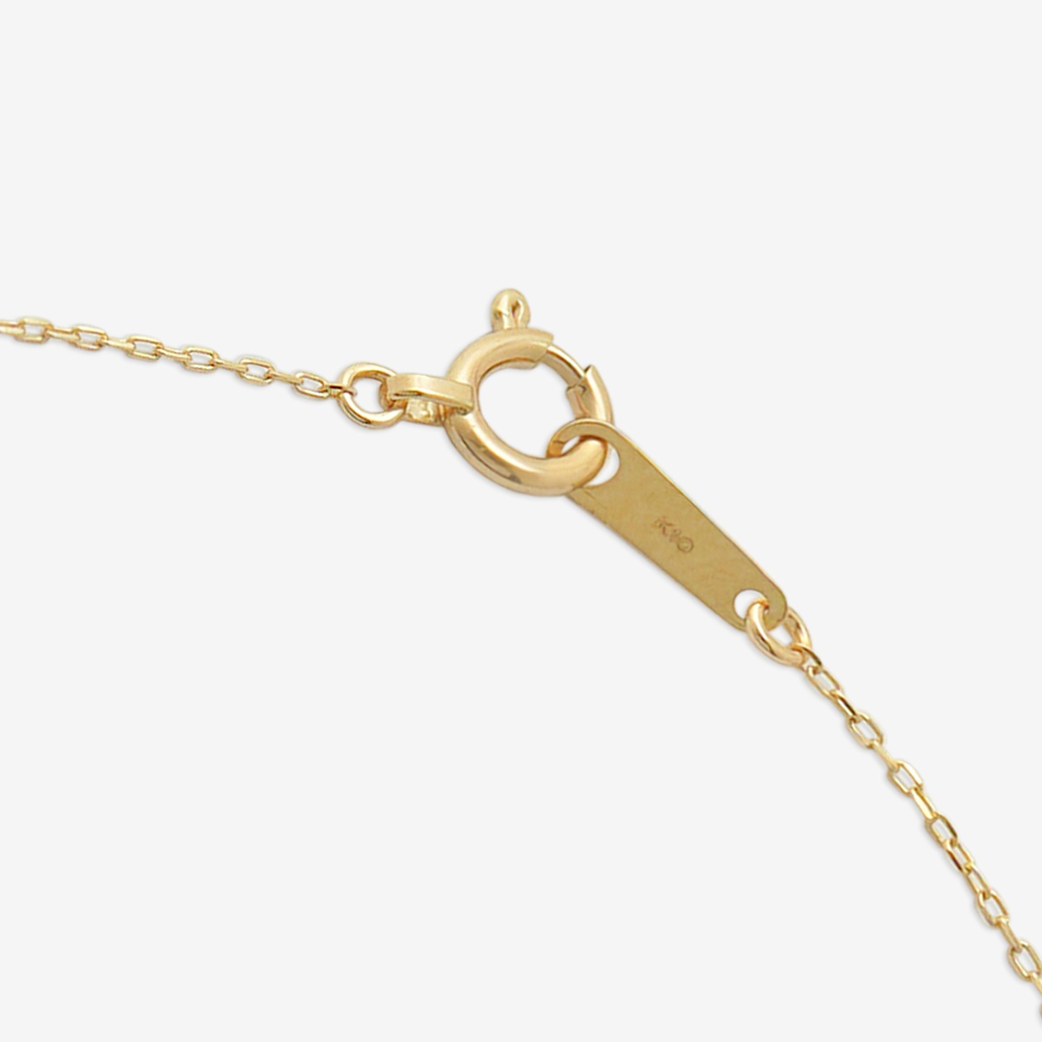 【WEB限定】7月誕生石 K10 イエローゴールド ルビー しずく ネックレス