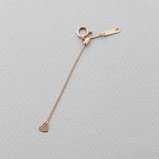 K10 ピンクゴールド スライド式 アジャスターチェーン