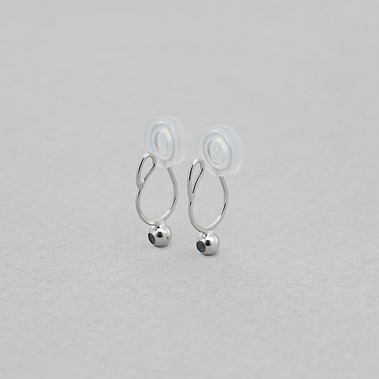 K10 ホワイトゴールド イヤリングコンバーター