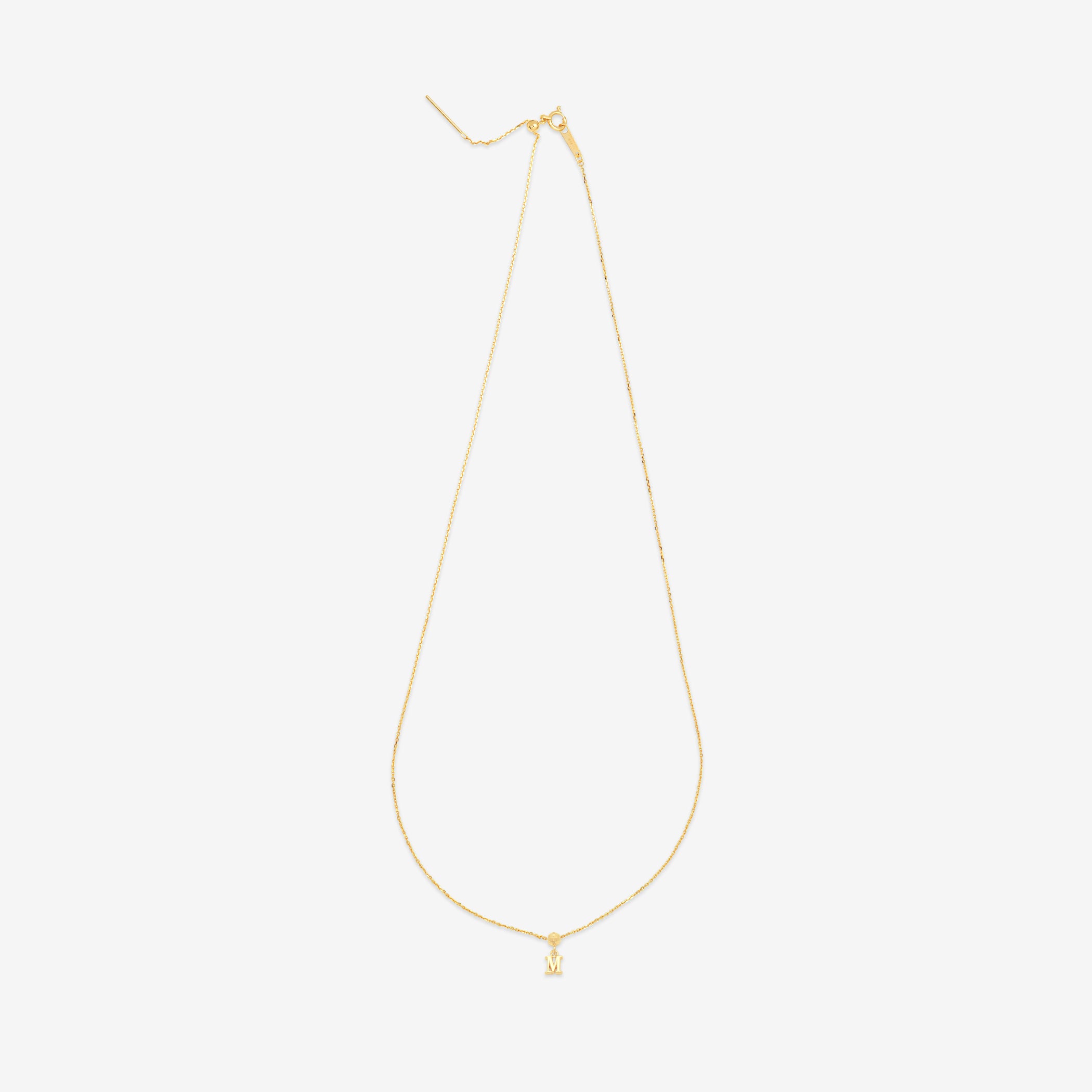 受注生産品】TSUNAGU K10 イエローゴールド イニシャル チャーム