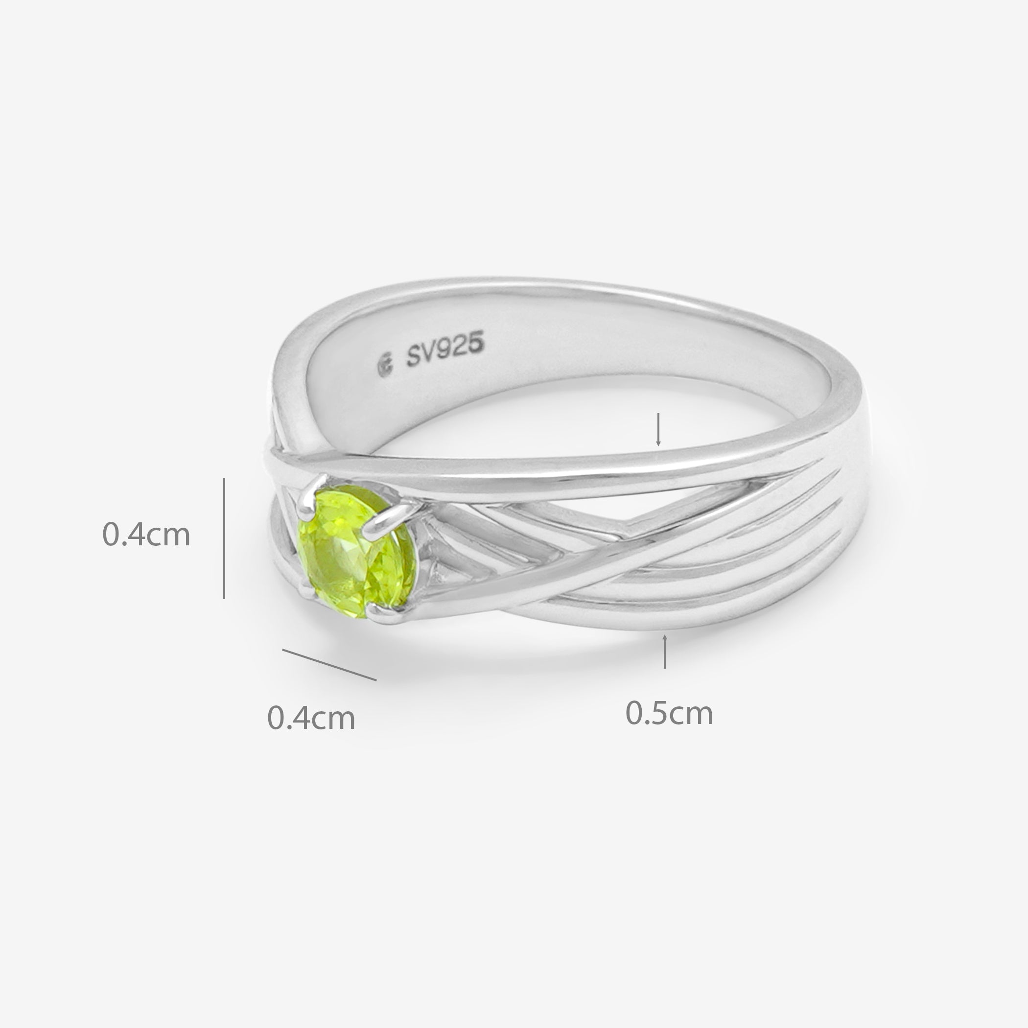 8月誕生石 シルバー ペリドット リング – Milluflora | ミルフローラ