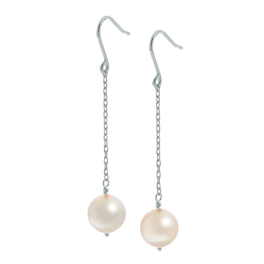 【WEB限定】6月誕生石 シルバー ロジウムメッキ あこや真珠 フック ピアス