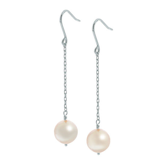 【WEB限定】6月誕生石 シルバー ロジウムメッキ あこや真珠 フック ピアス