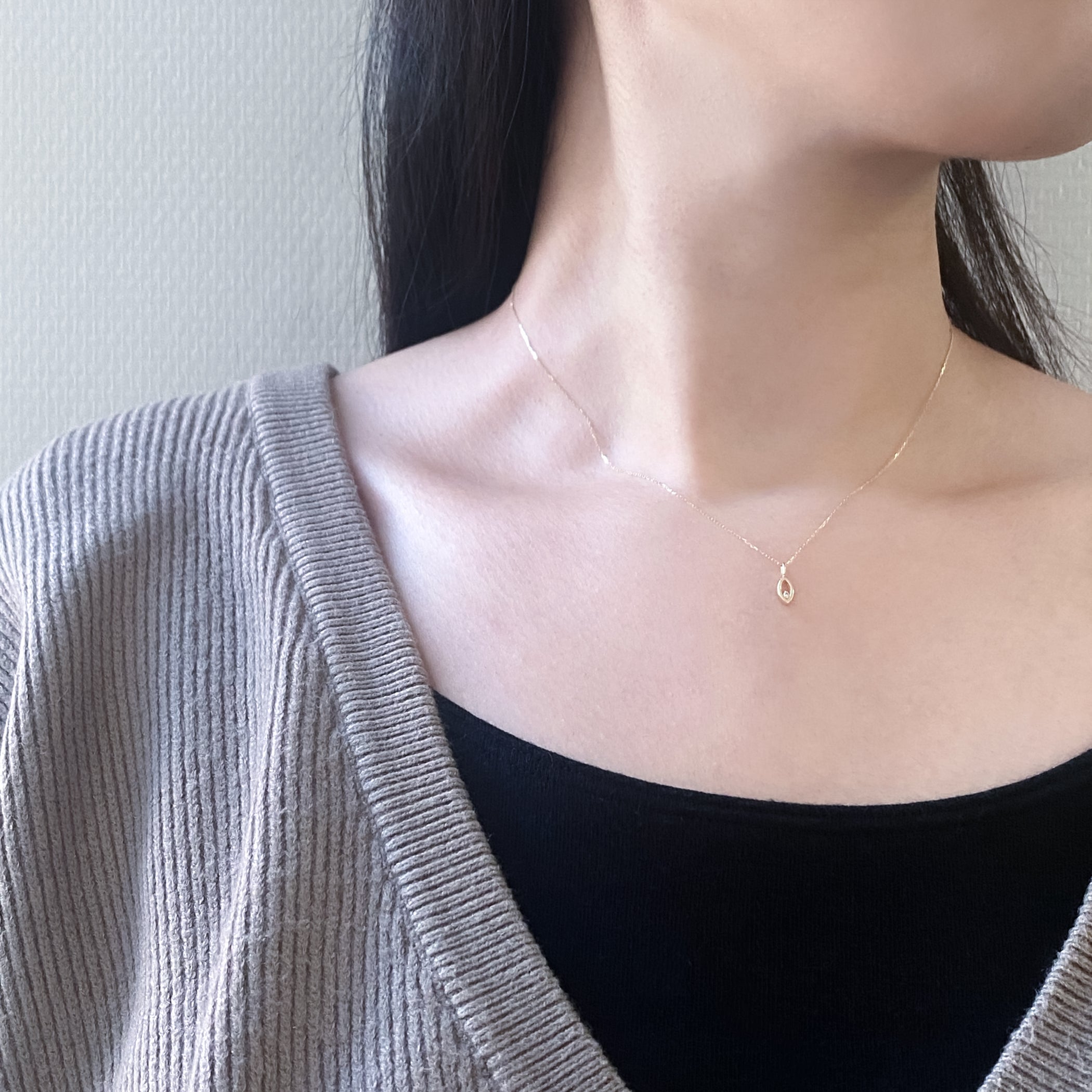 WEB限定】HAPPY SET（K10 イエローゴールド ネックレス＆ブレスレット