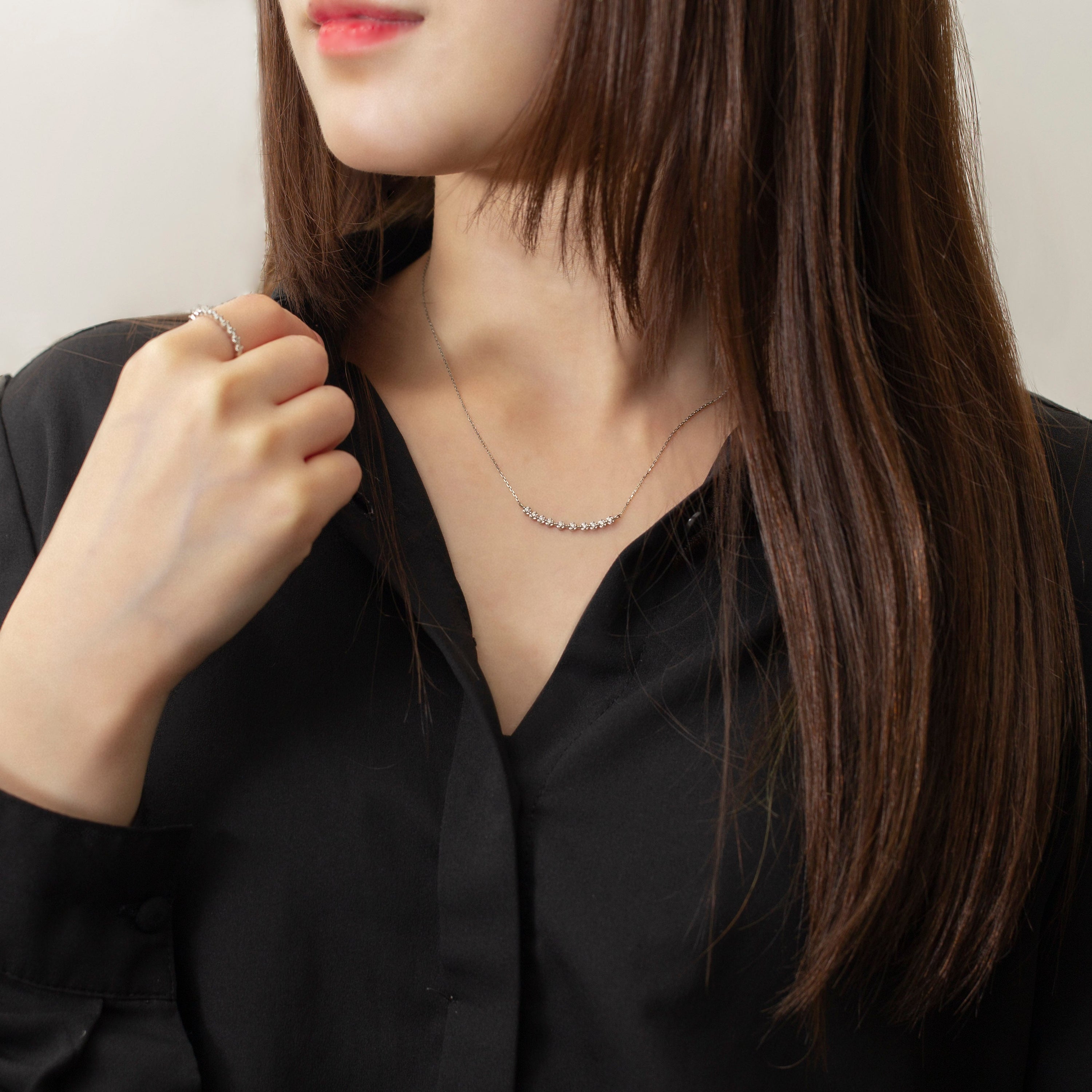 【予約商品】プラチナ ダイヤモンド ネックレス