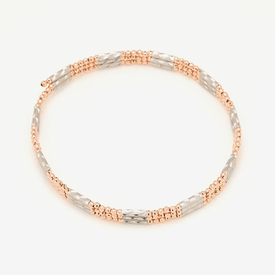 プラチナ/K18 ピンクゴールド ネックレス