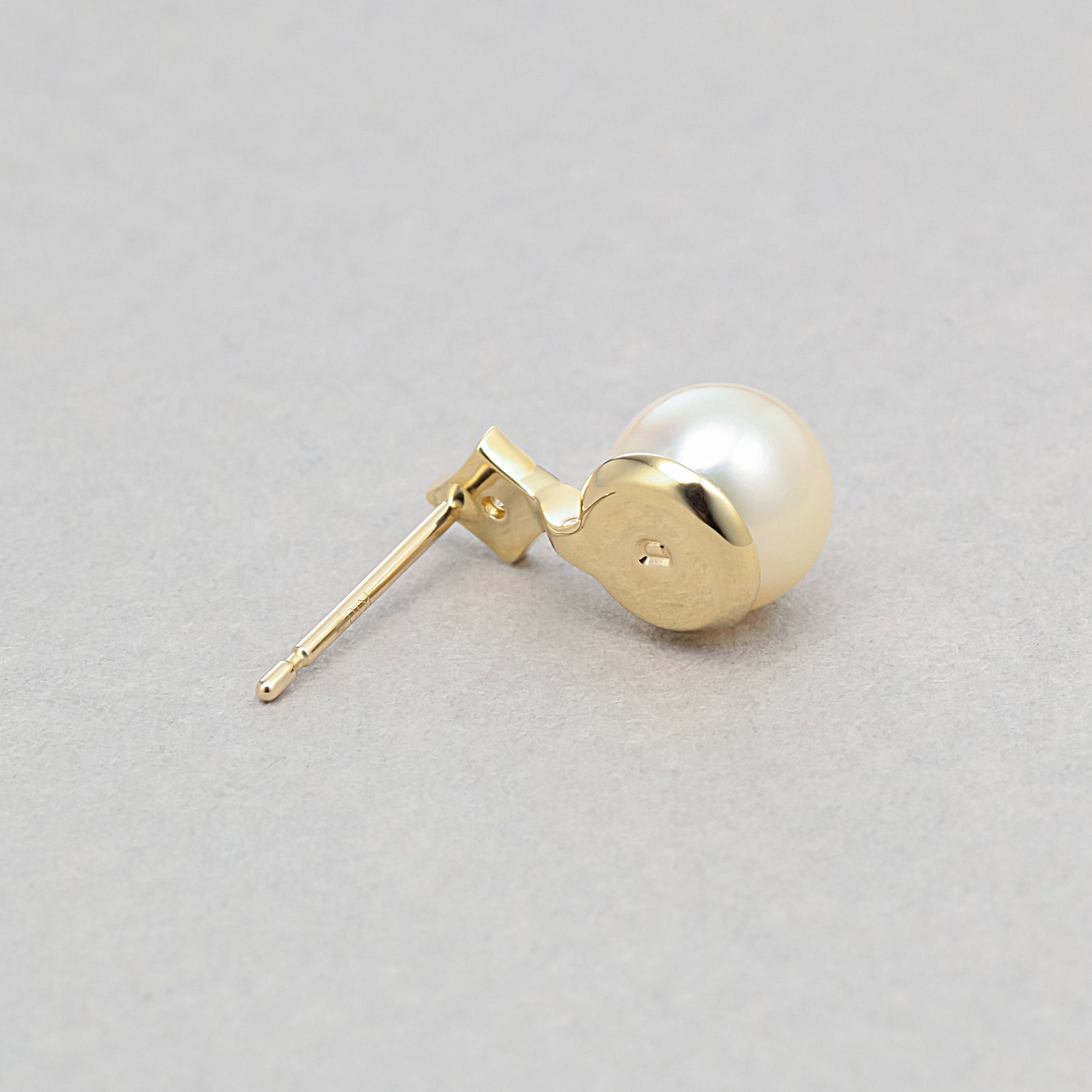 【期間限定セール】6月誕生石 K10 イエローゴールド あこや真珠 ピアス