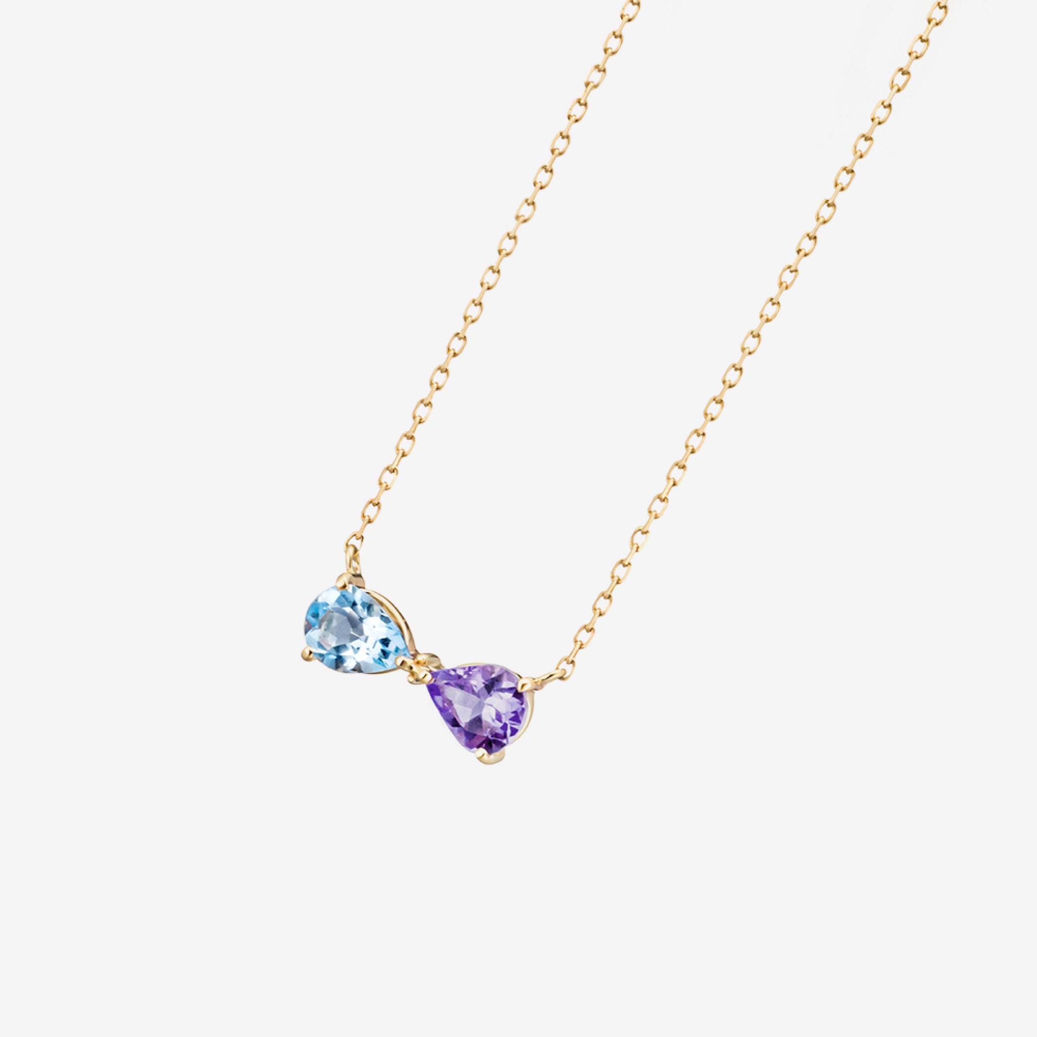 受注生産品】TSUNAGU K10 イエローゴールド ブルートパーズ 射手座