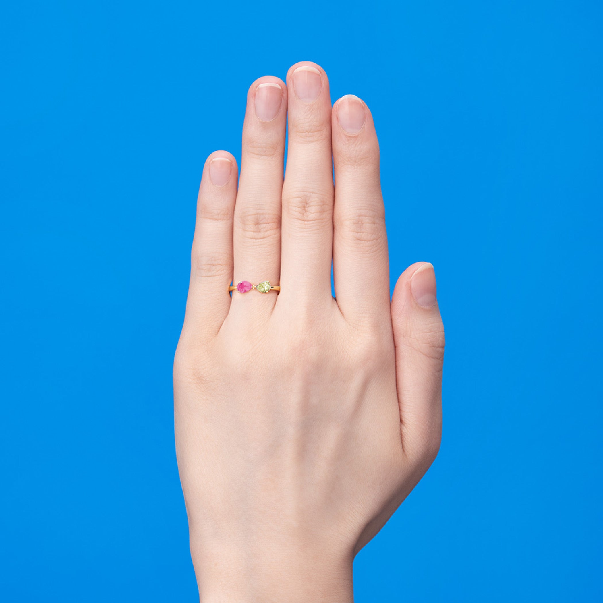 受注生産品】TSUNAGU K10 イエローゴールド ルビー 牡羊座(おひつじ座