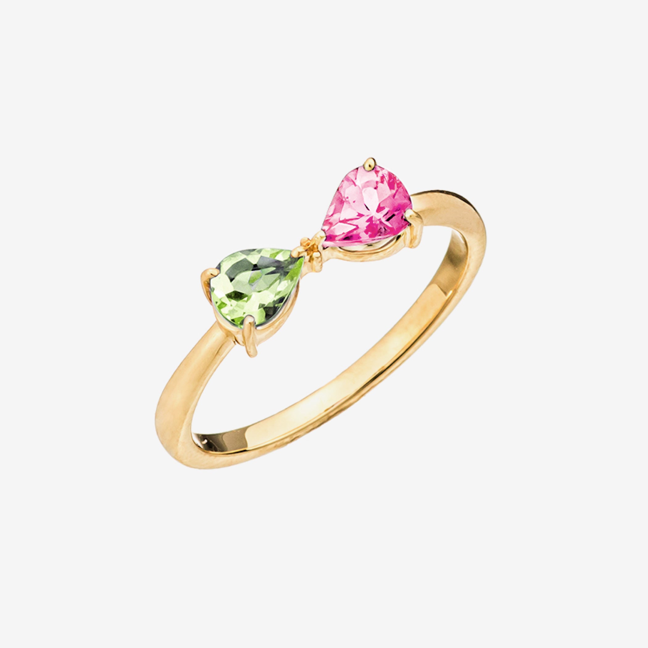 受注生産品】TSUNAGU K10 イエローゴールド ペリドット 天秤座(てん