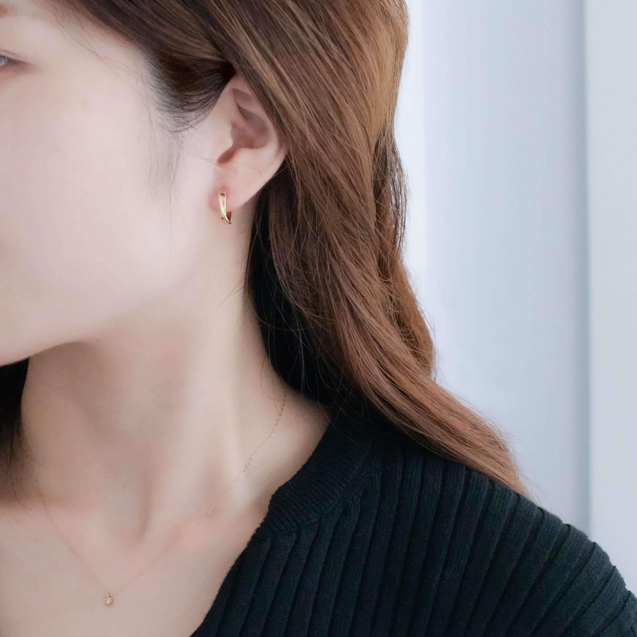 【WEB限定】K18 イエローゴールド ダイヤモンド ネックレス（0.06ct）