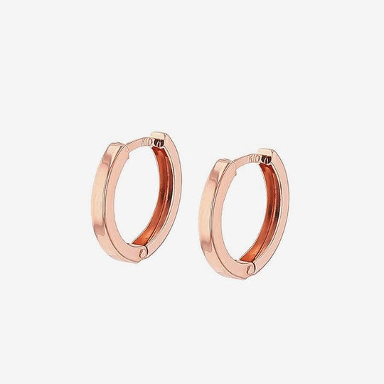 K10 ピンクゴールド フープ ピアス（12mm）