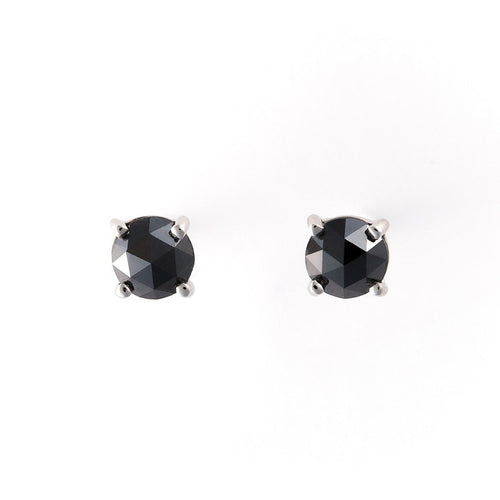 【期間限定セール】プラチナ ブラックダイヤモンド ピアス（0.2ct）