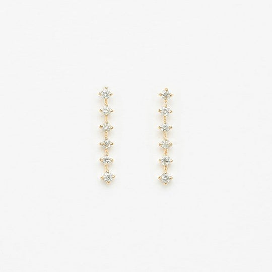 【WEB限定】K10 イエローゴールド ダイヤモンド ピアス